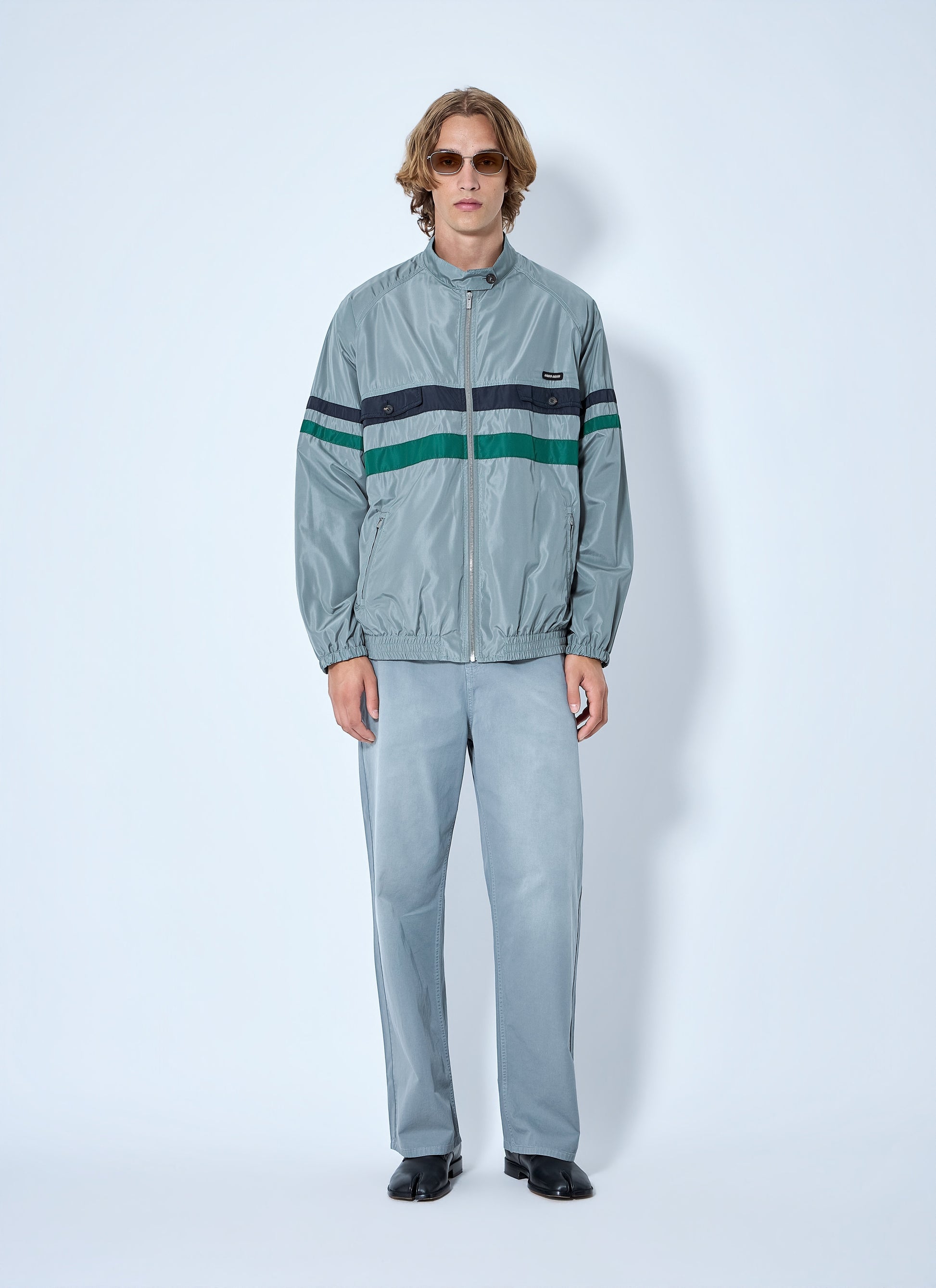 Miu Miu Men Technical Silk Blouson Jacket MIU MIU
