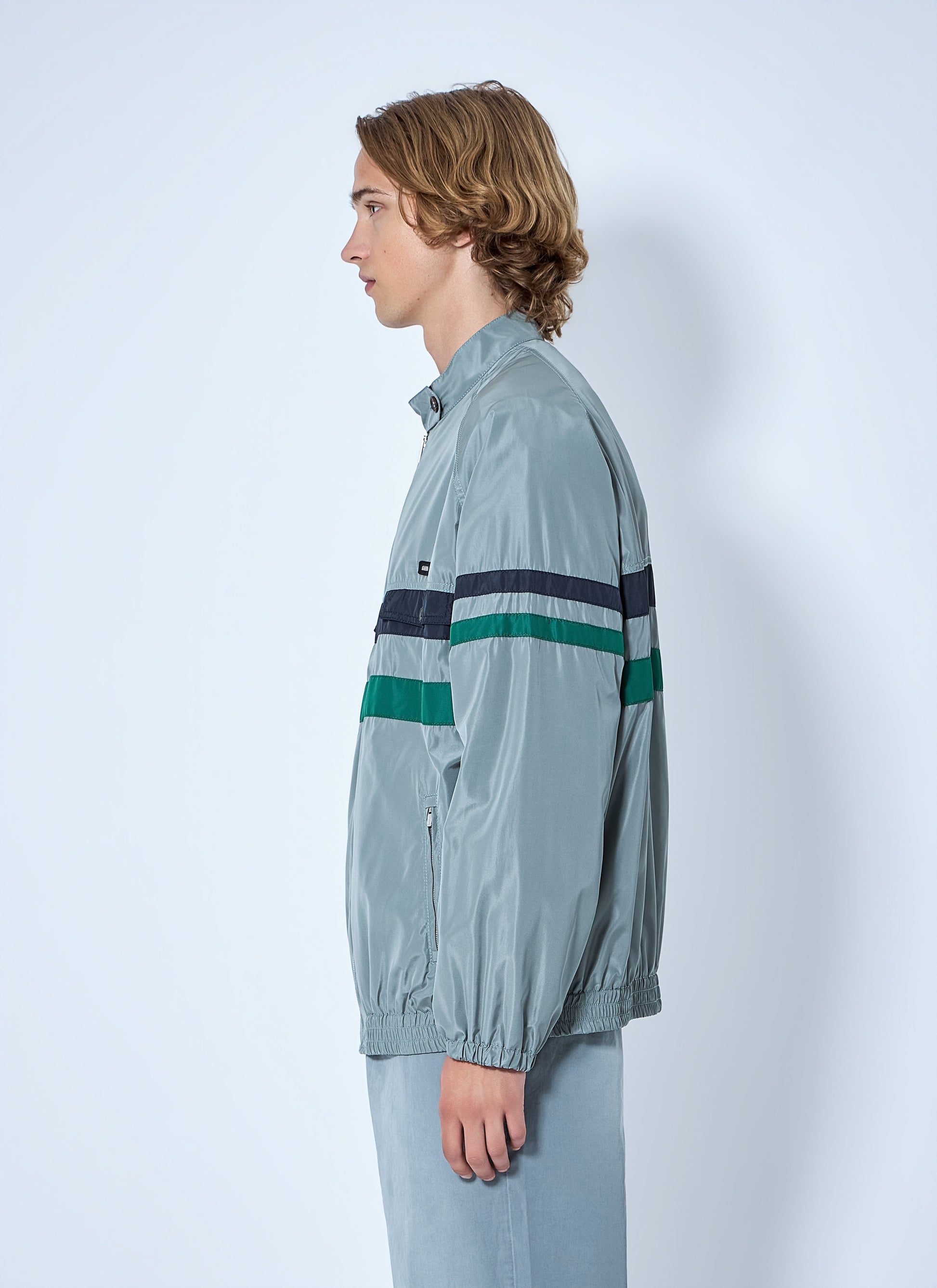 Miu Miu Men Technical Silk Blouson Jacket MIU MIU