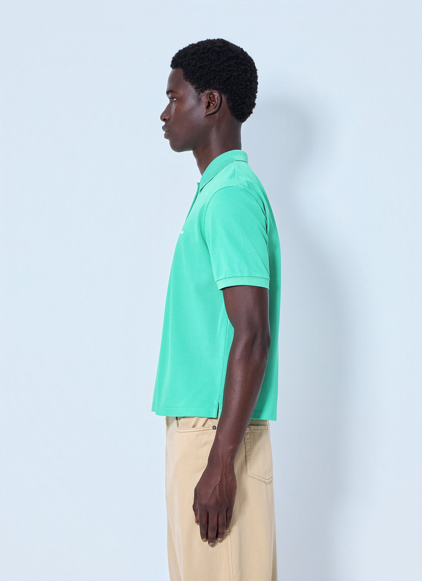 Miu Miu Men Cotton Piqué Polo Shirt MIU MIU