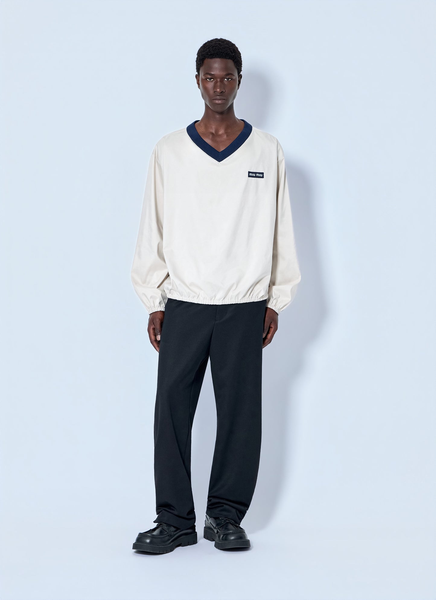 Miu Miu Men Technical Pongé Sweatshirt MIU MIU
