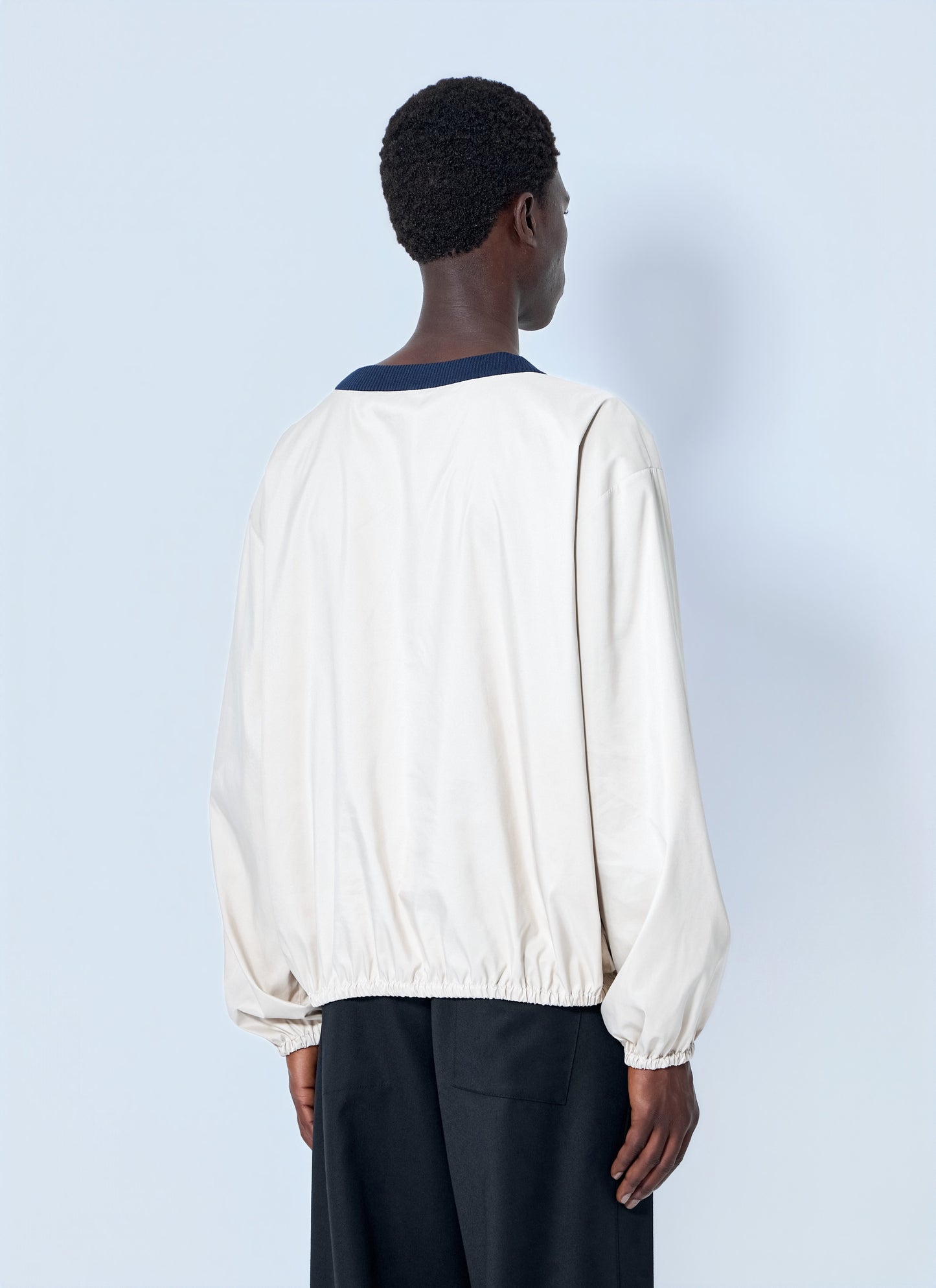 Miu Miu Men Technical Pongé Sweatshirt MIU MIU