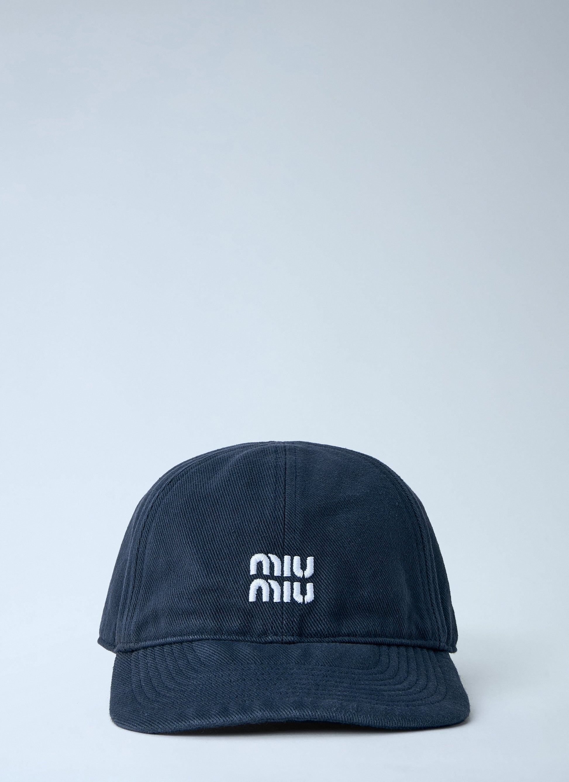 Miu Miu Men Denim Baseball Cap MIU MIU