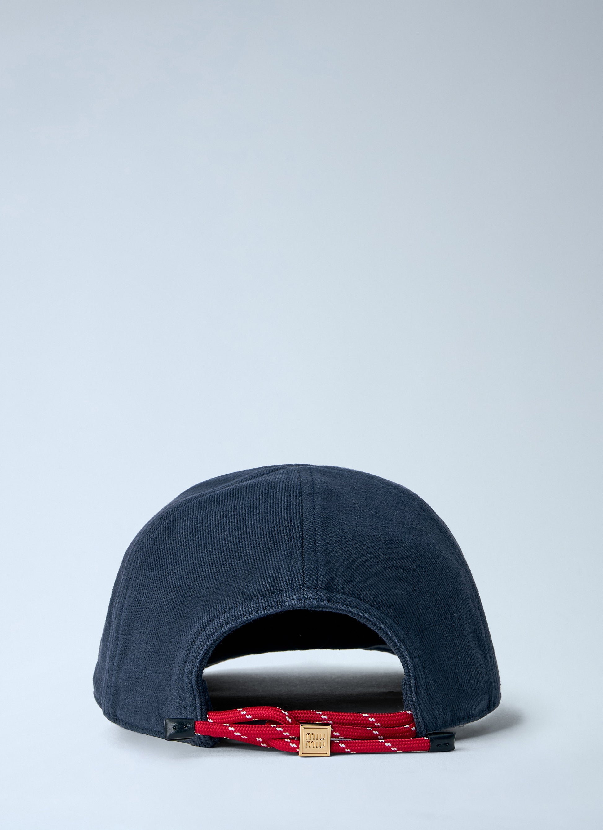 Miu Miu Men Denim Baseball Cap MIU MIU