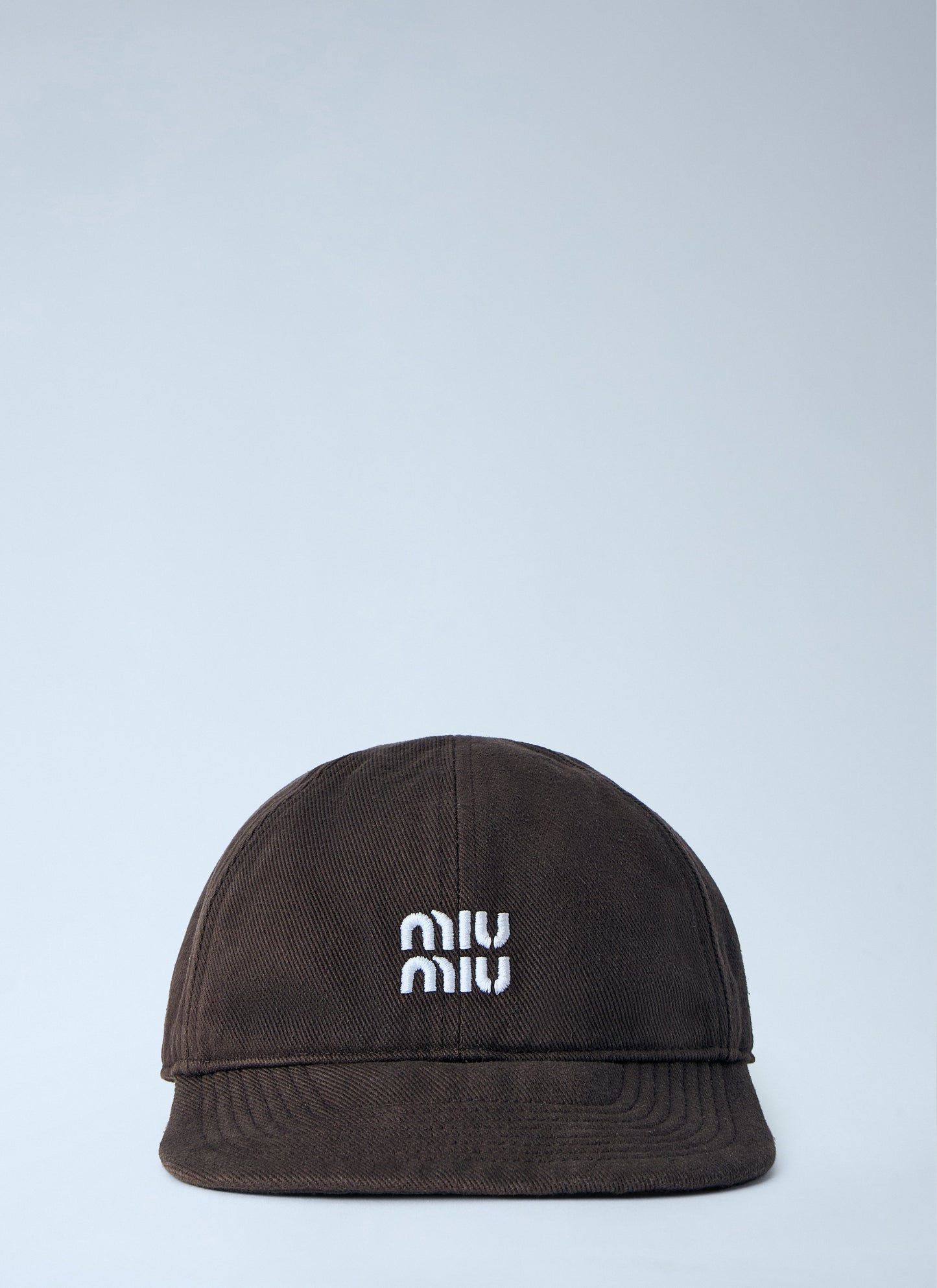 Miu Miu Men Denim Baseball Cap