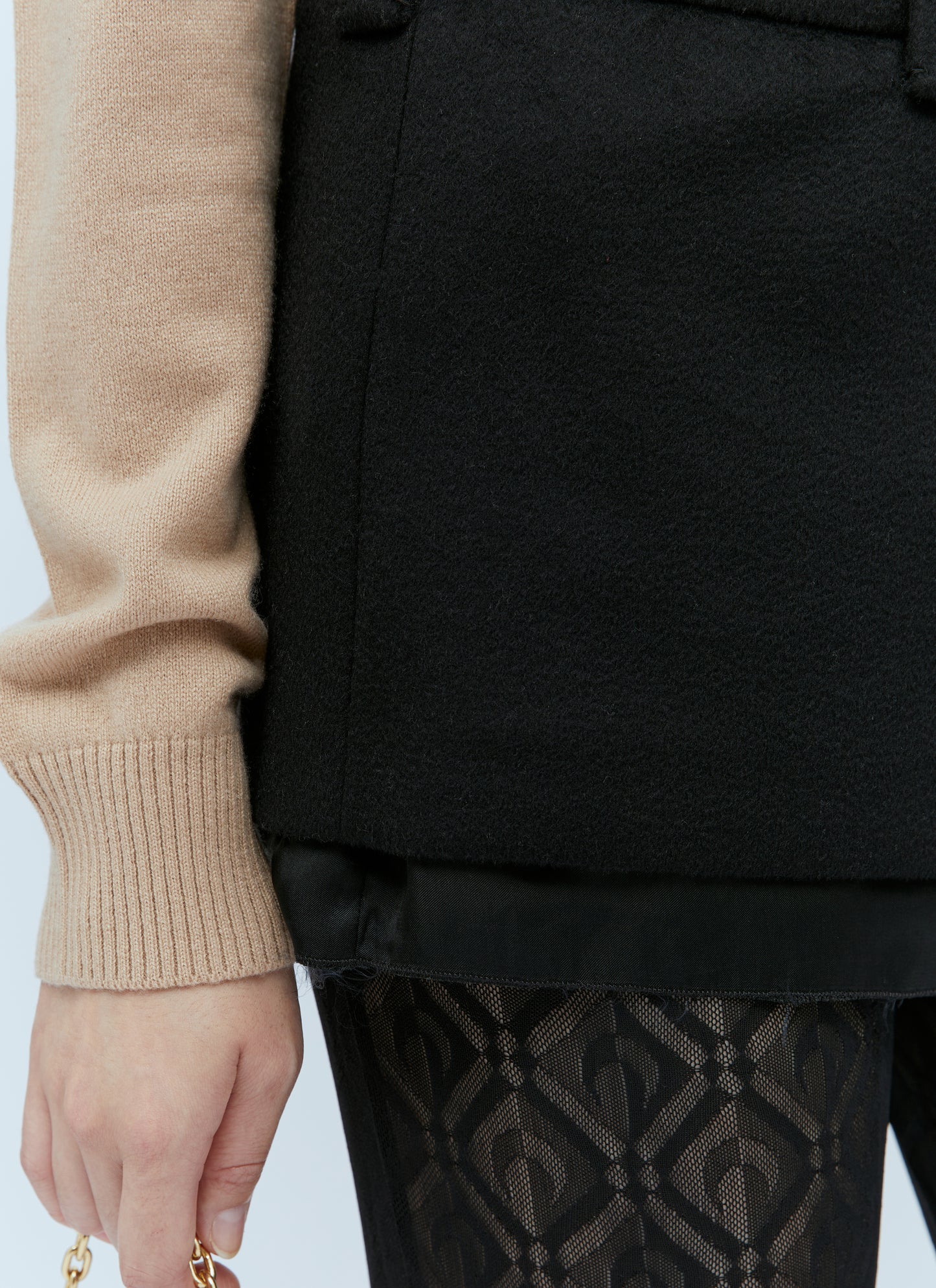 Miu Miu Women Velour Mini Skirt MIU MIU