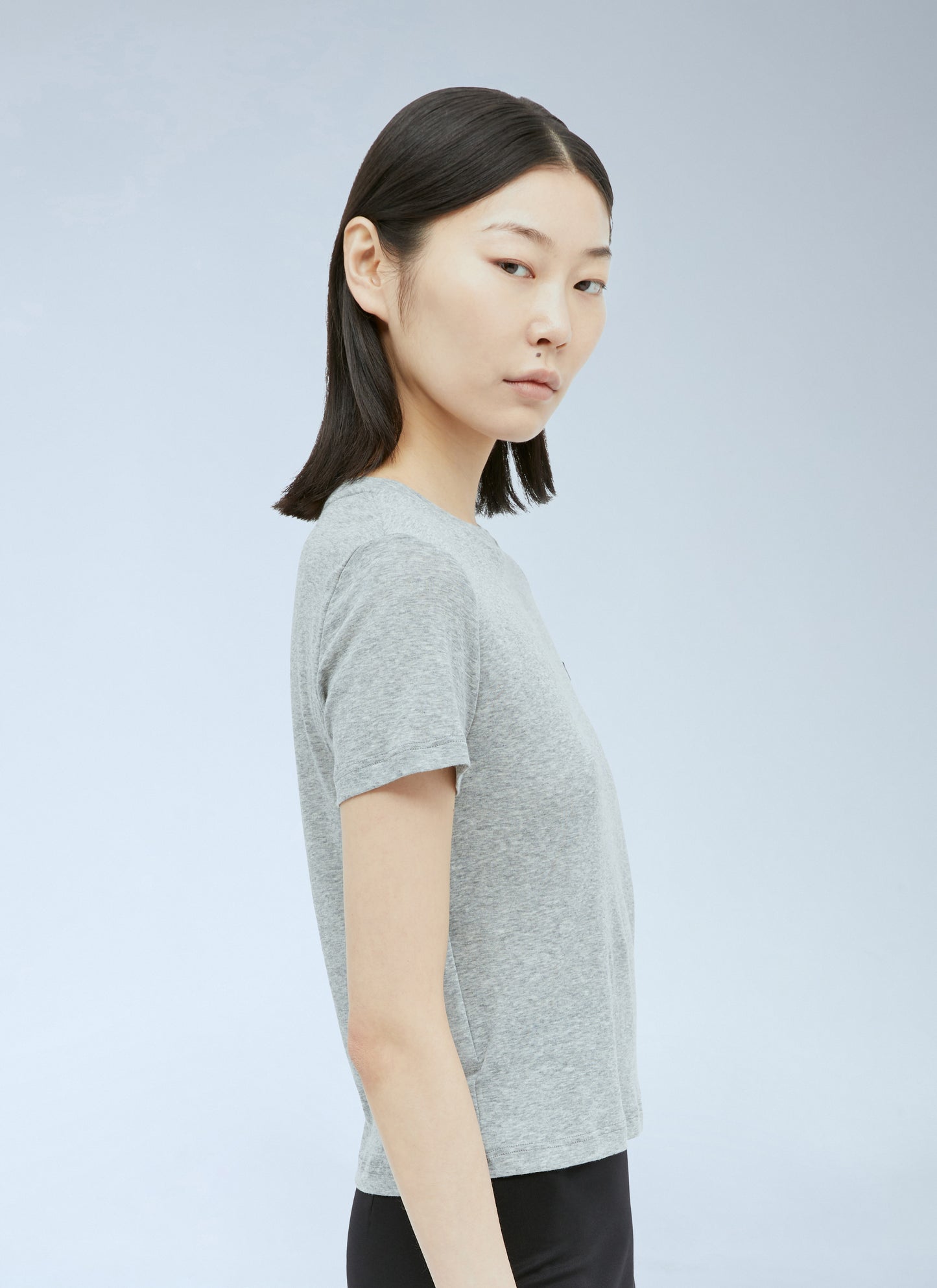 Miu Miu Women Logo Patch T-Shirt MIU MIU