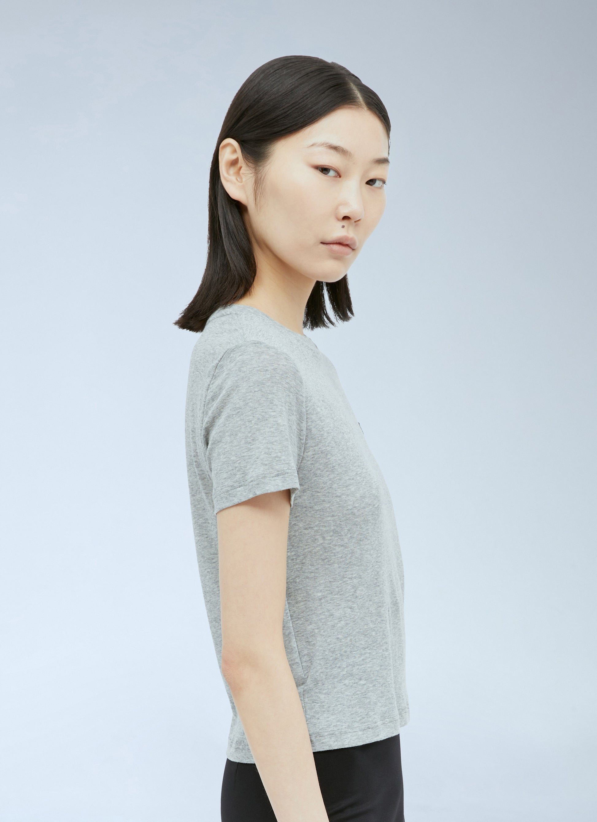 Miu Miu Women Logo Patch T-Shirt MIU MIU