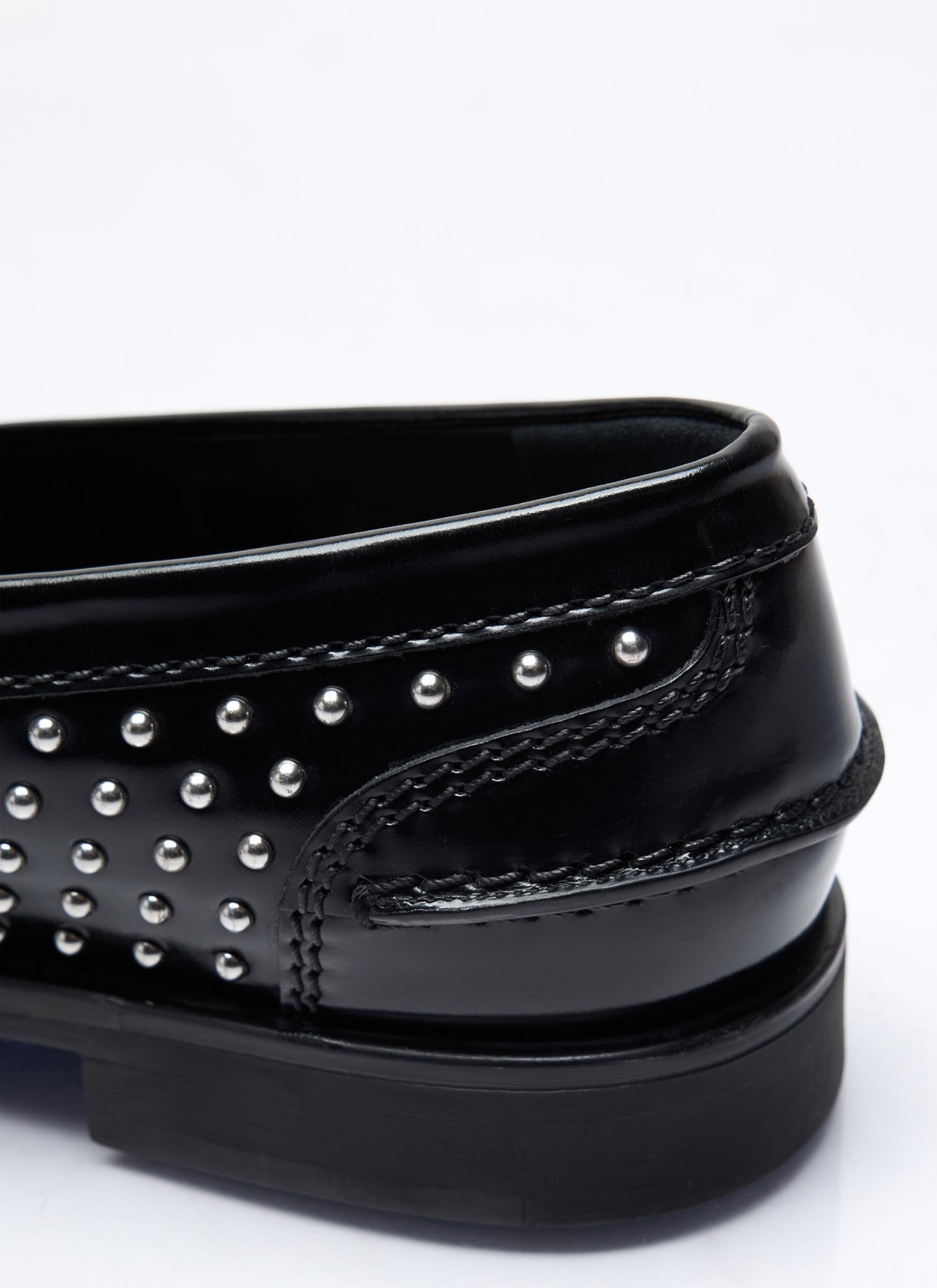 Miu Miu Women Studded Leather Loafers MIU MIU