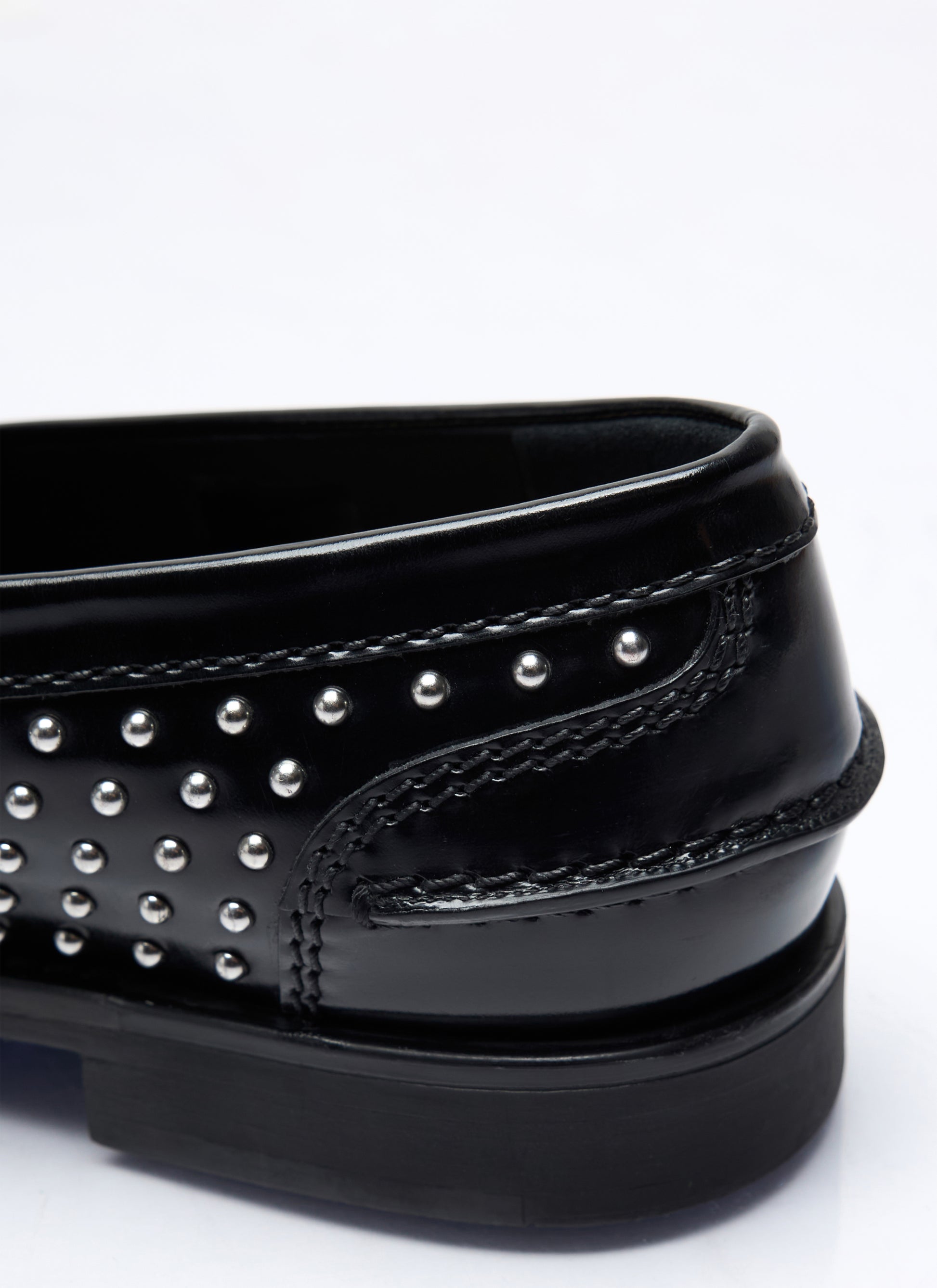 Miu Miu Women Studded Leather Loafers MIU MIU