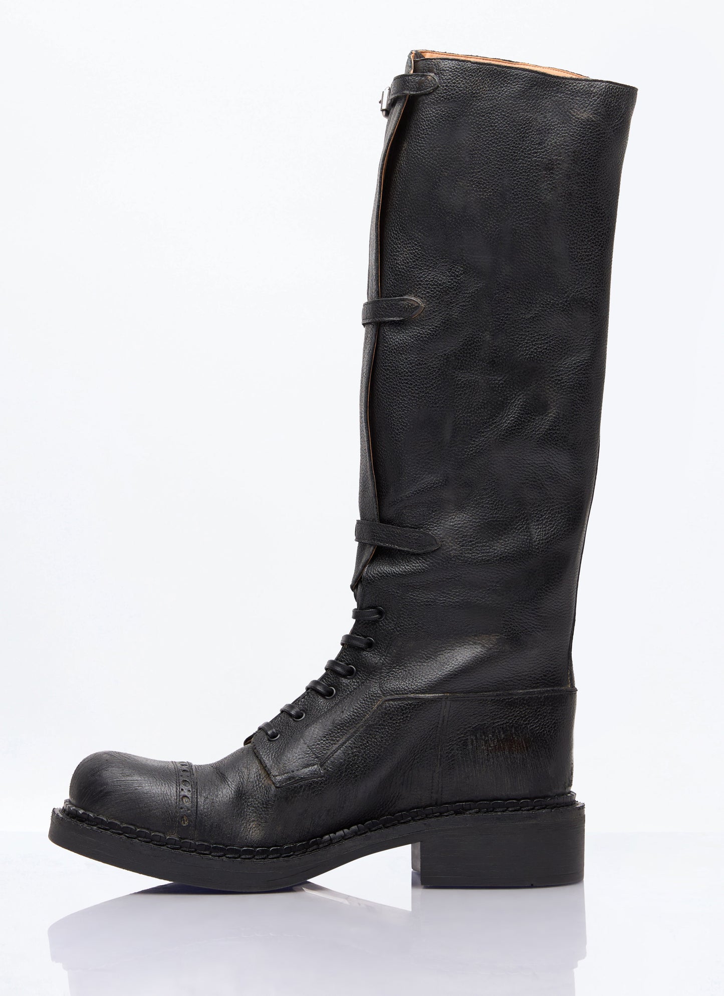 Miu Miu Women High Leather Boots MIU MIU