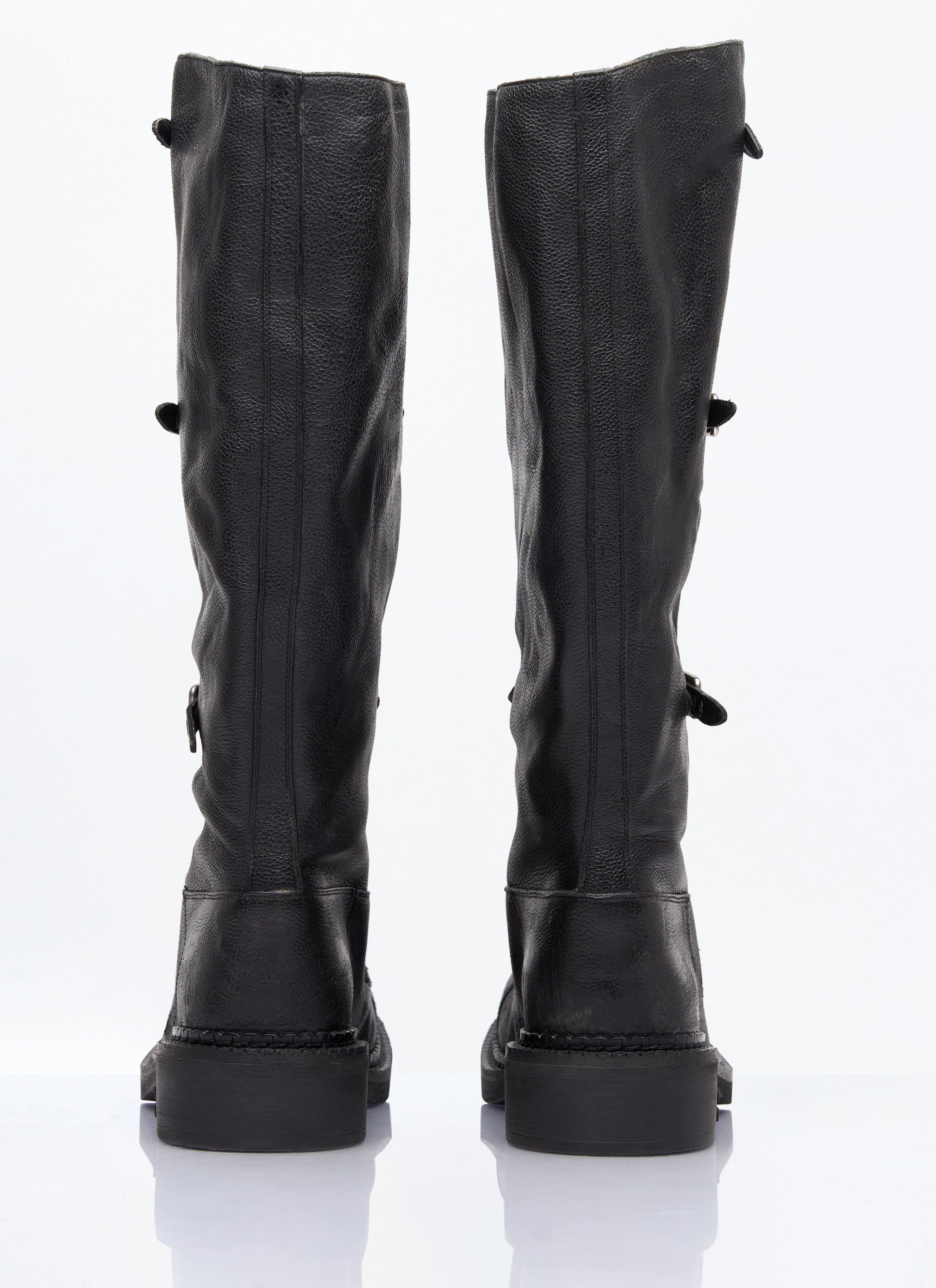 Miu Miu Women High Leather Boots MIU MIU