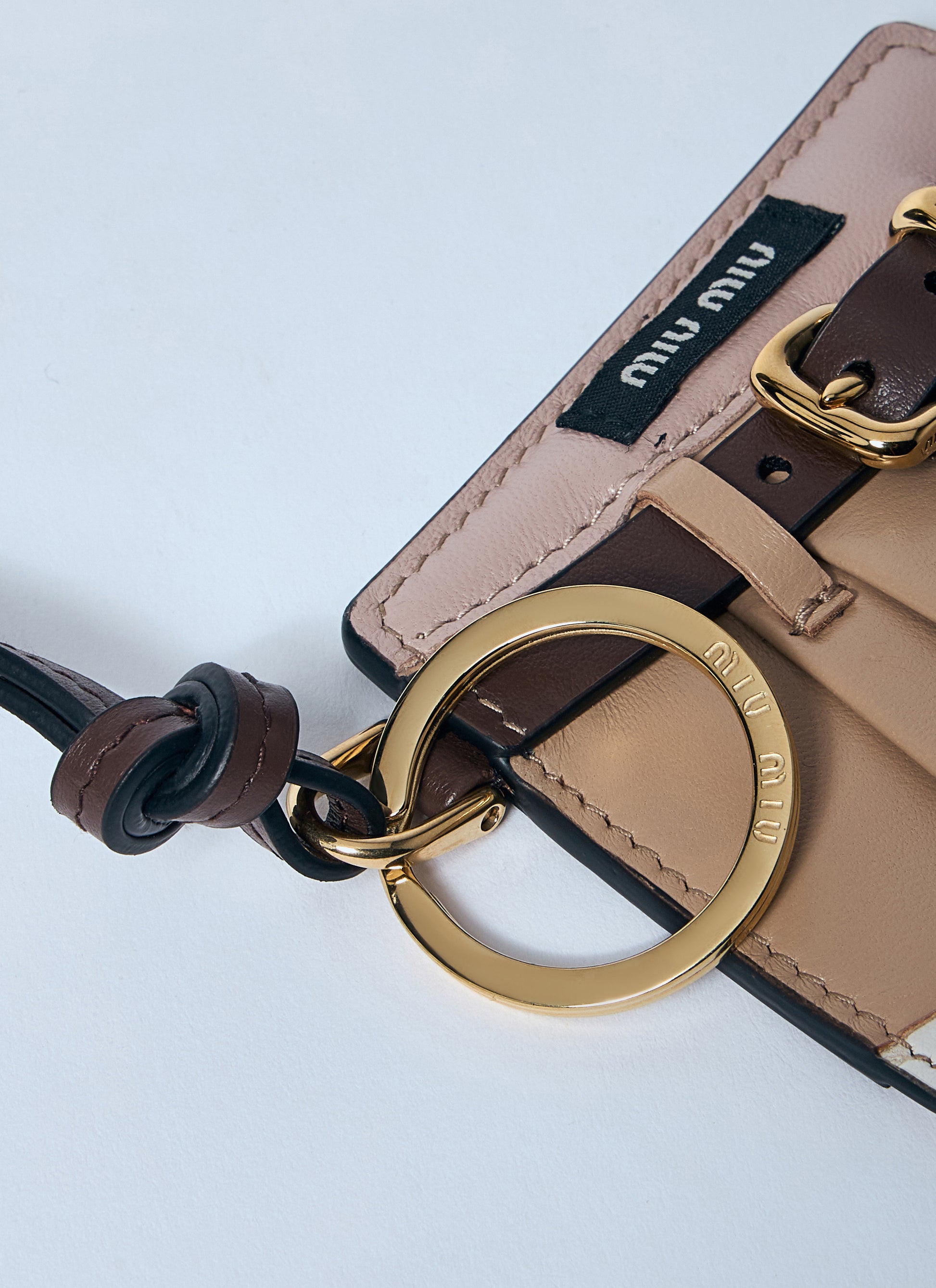 Miu Miu Women Leather Skirt Keyring MIU MIU