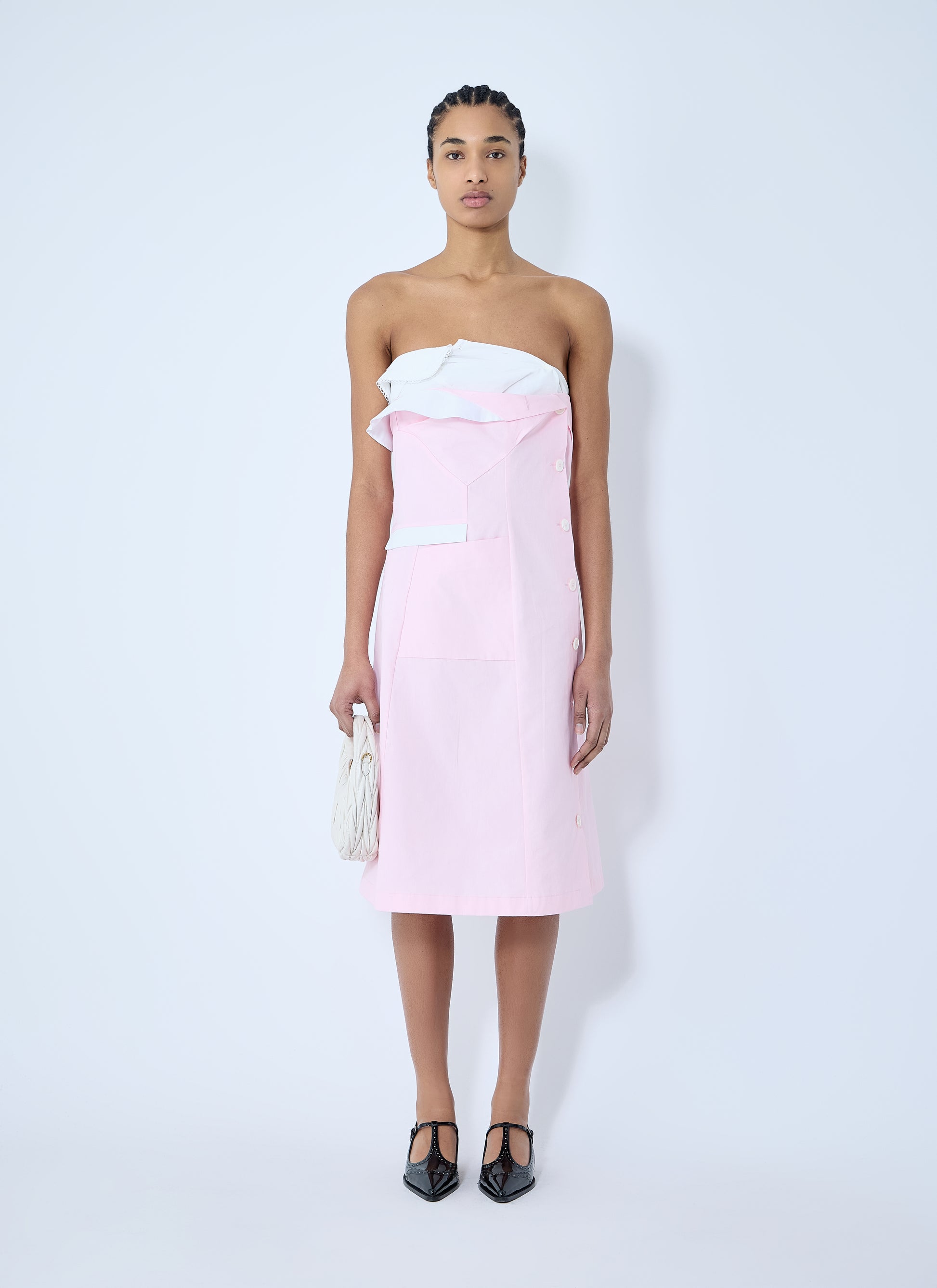 Miu Miu Women Poplin Dress MIU MIU