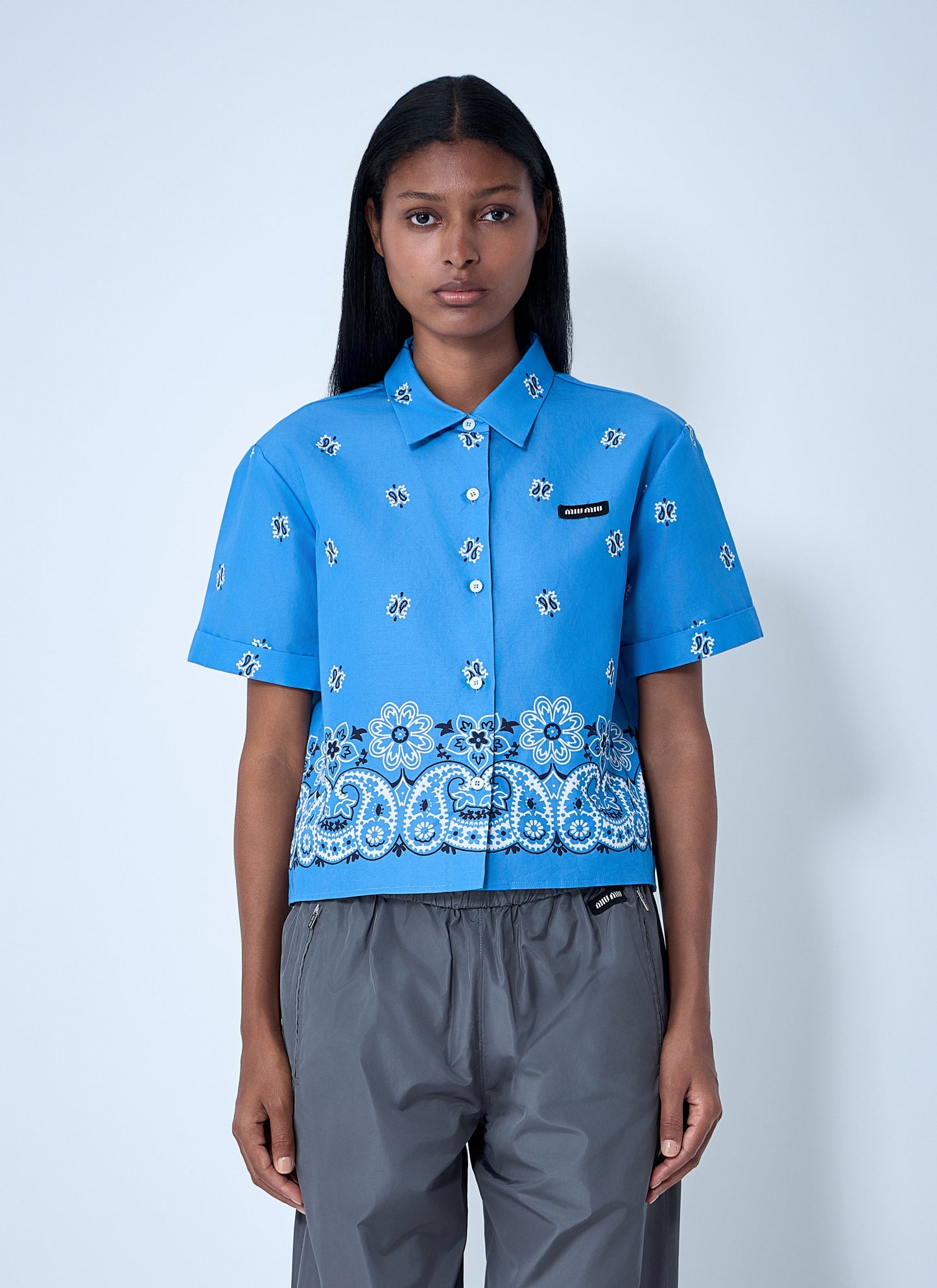 Miu Miu Women Bandana Shirt MIU MIU