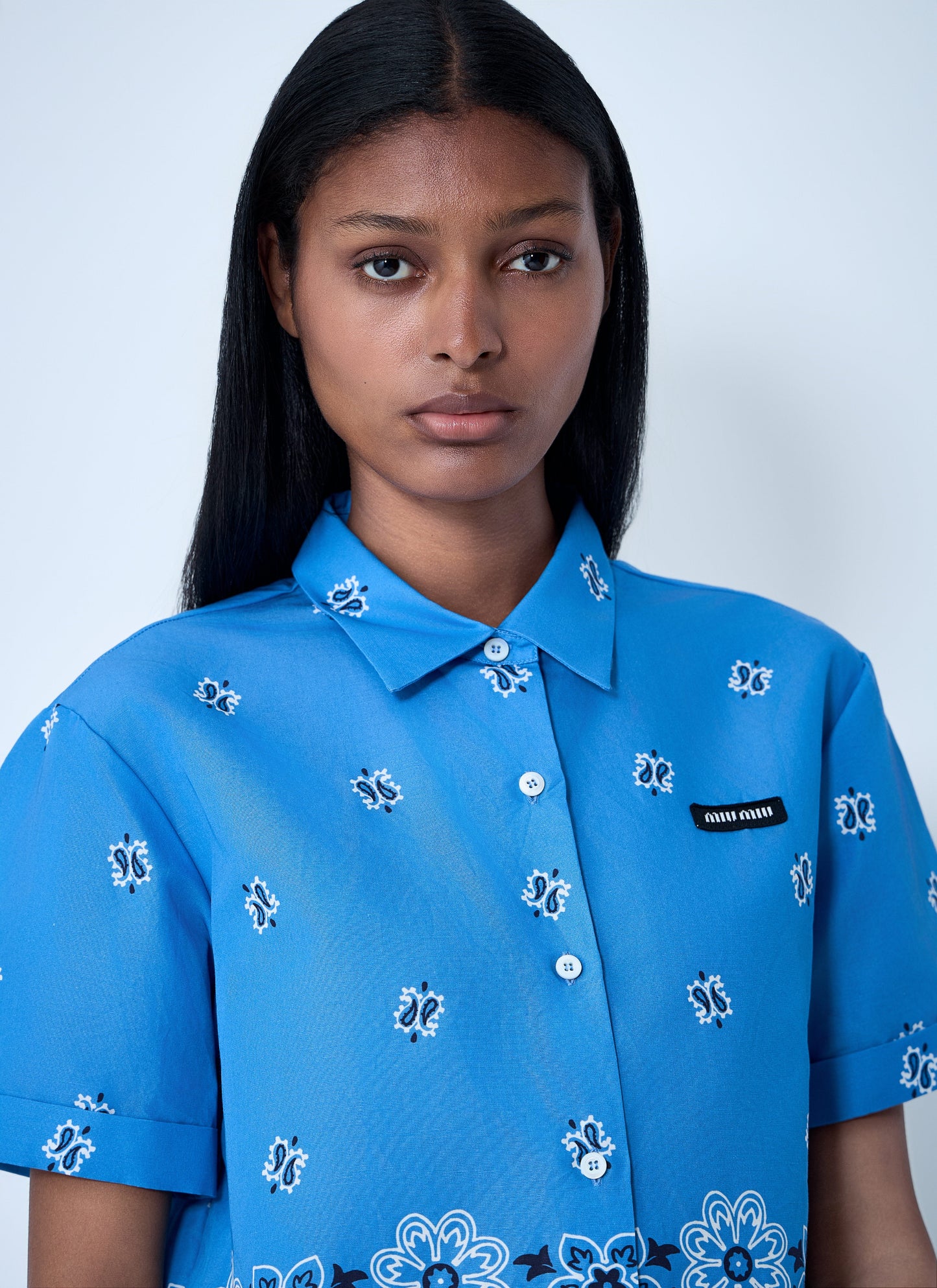 Miu Miu Women Bandana Shirt MIU MIU