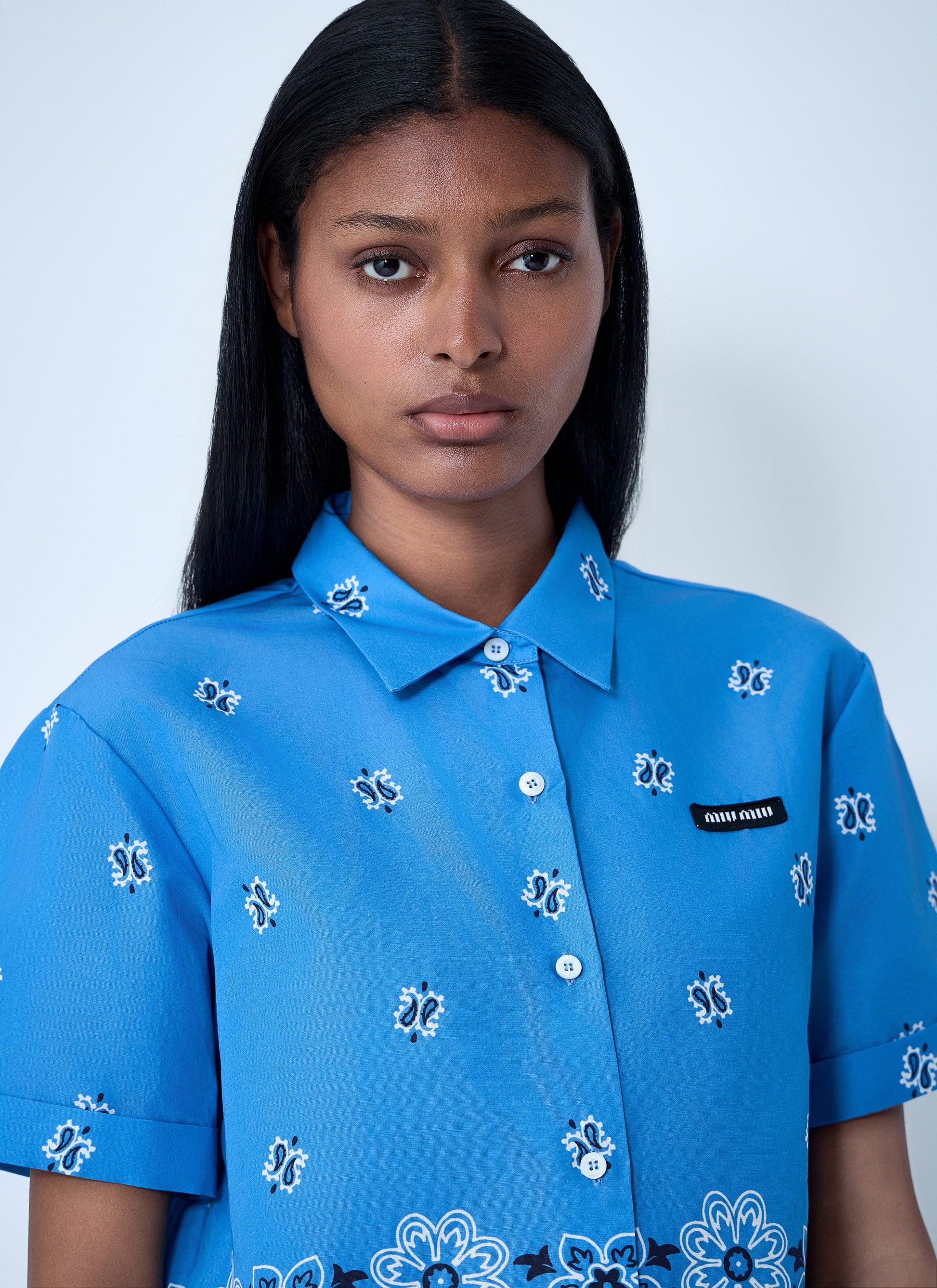 Miu Miu Women Bandana Shirt MIU MIU