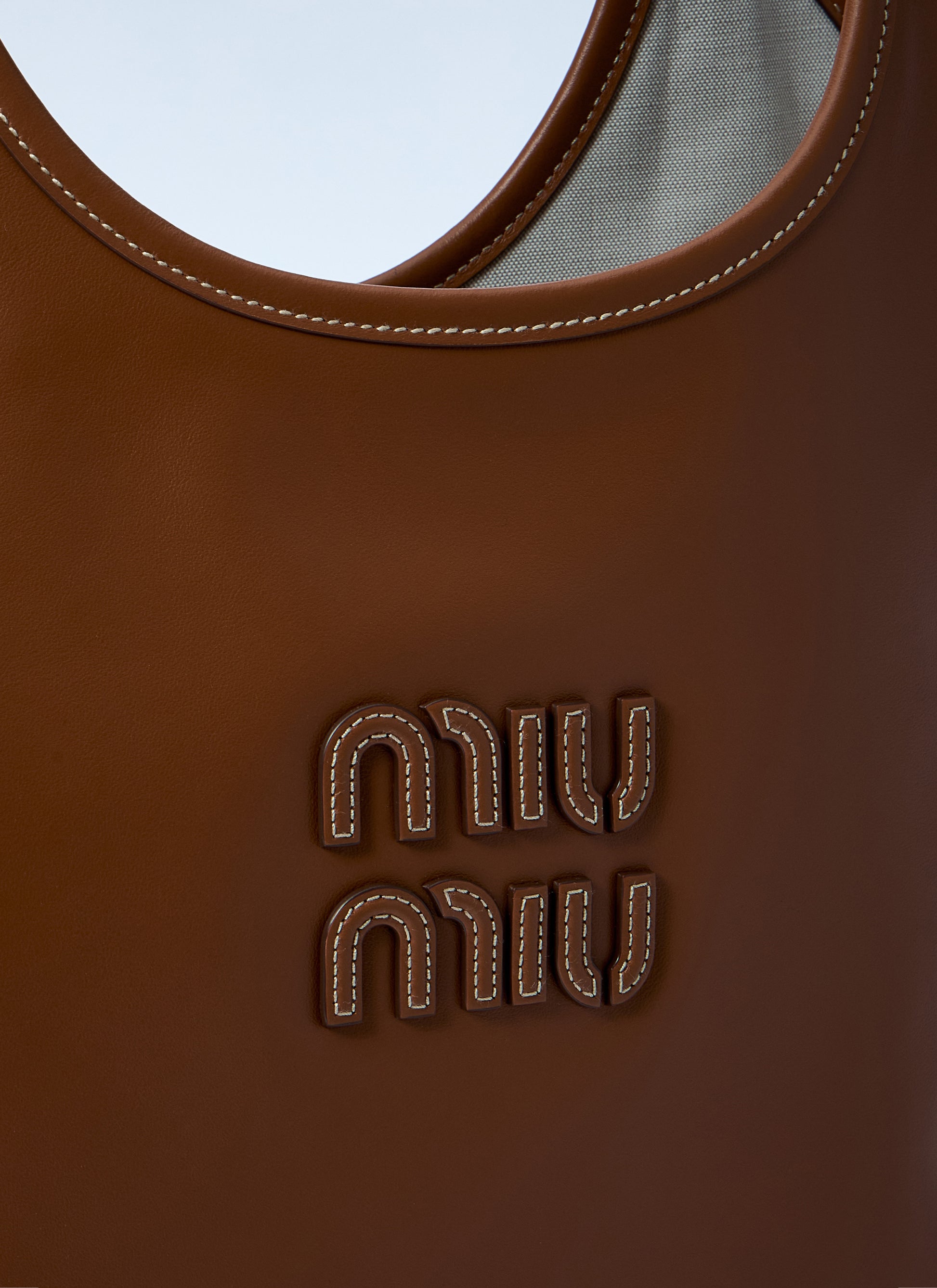 Miu Miu Women Ivy Leather Shoulder Bag MIU MIU