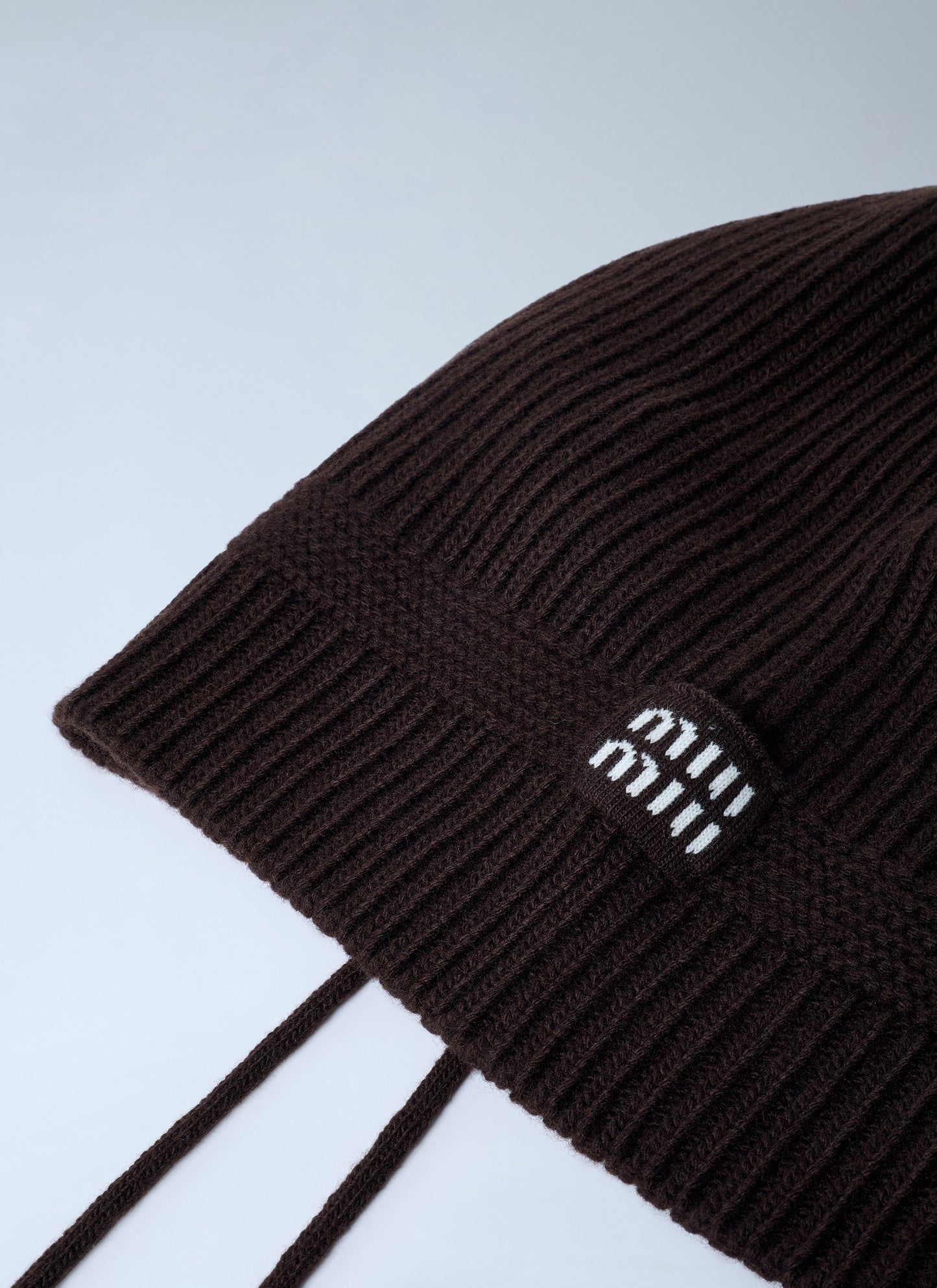 Miu Miu Women Logo Motif Beanie Hat MIU MIU