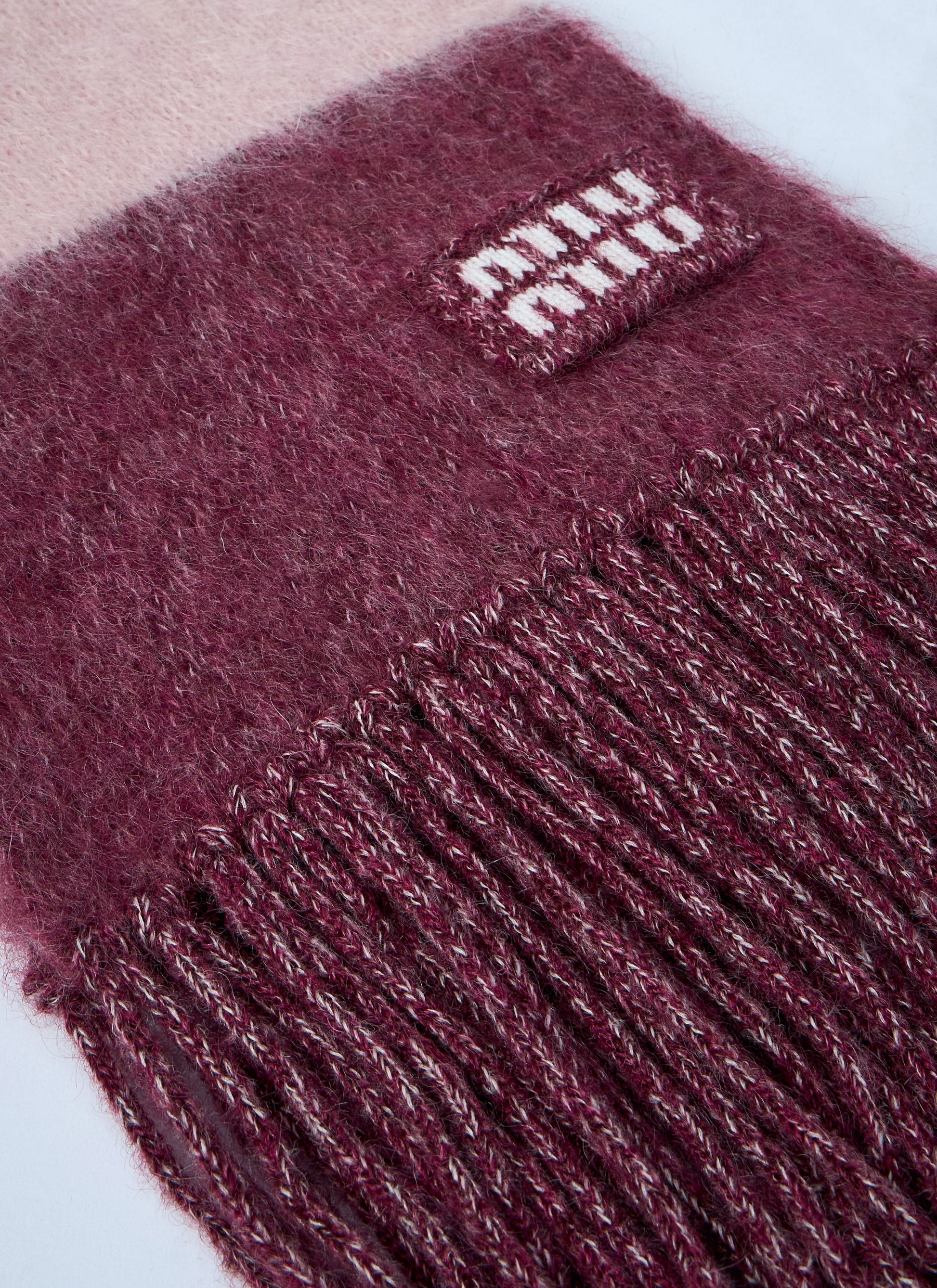 Miu Miu Women Logo Motif Scarf MIU MIU