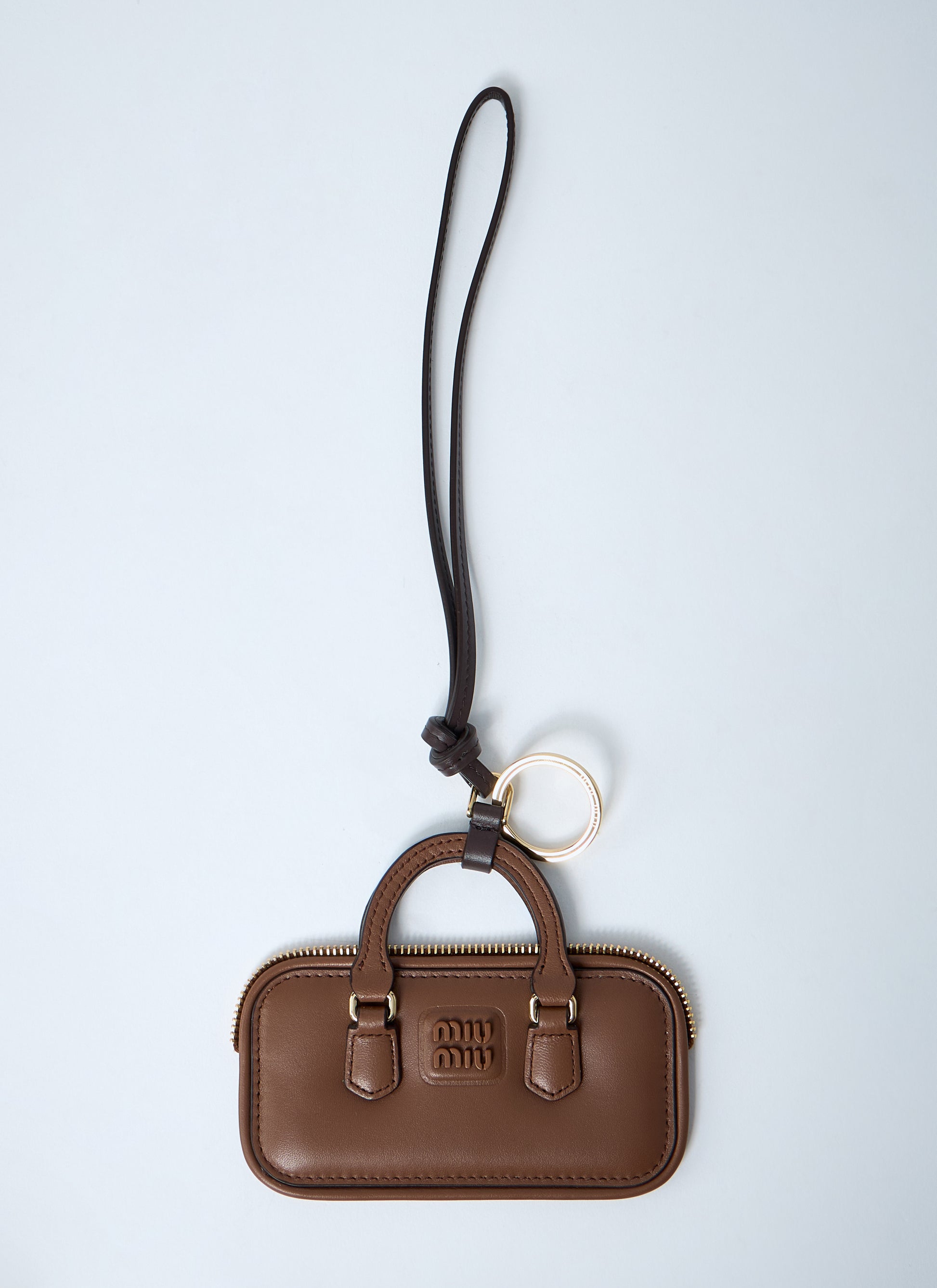 Miu Miu Women Arcadie Leather Keyring MIU MIU