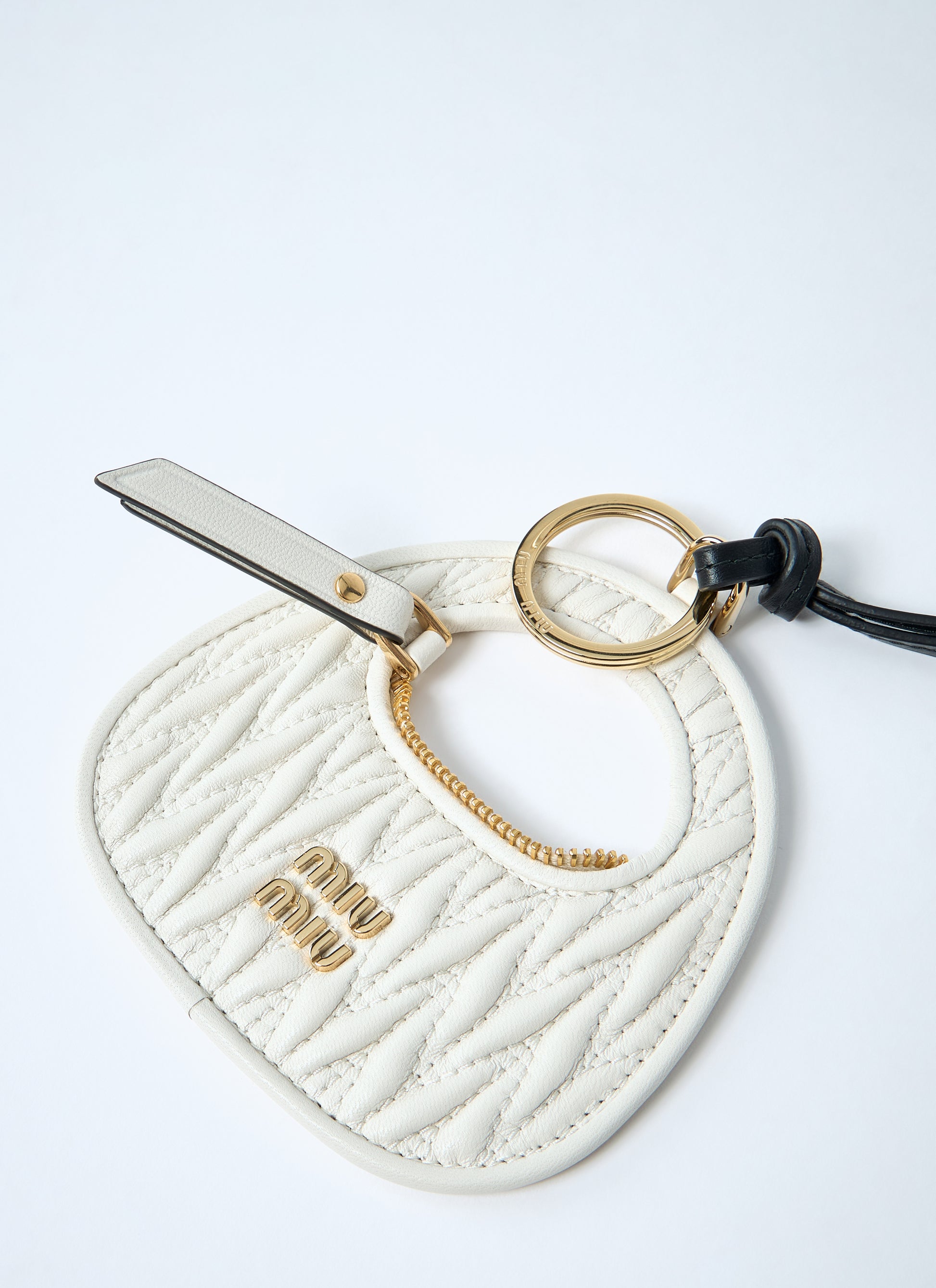 Miu Miu Women Wander Leather Keyring MIU MIU
