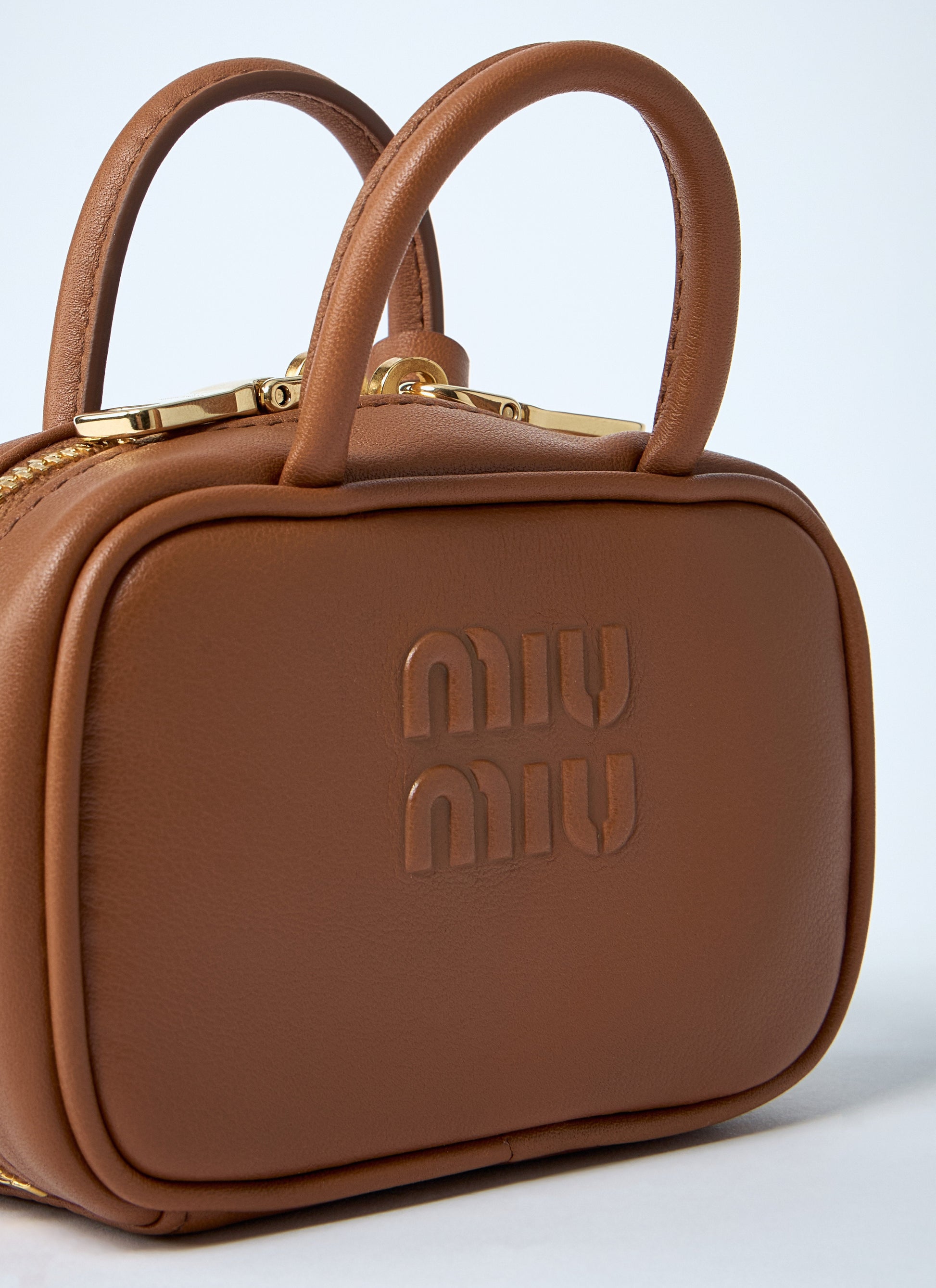 Miu Miu Women Micro Beau Leather Bag MIU MIU