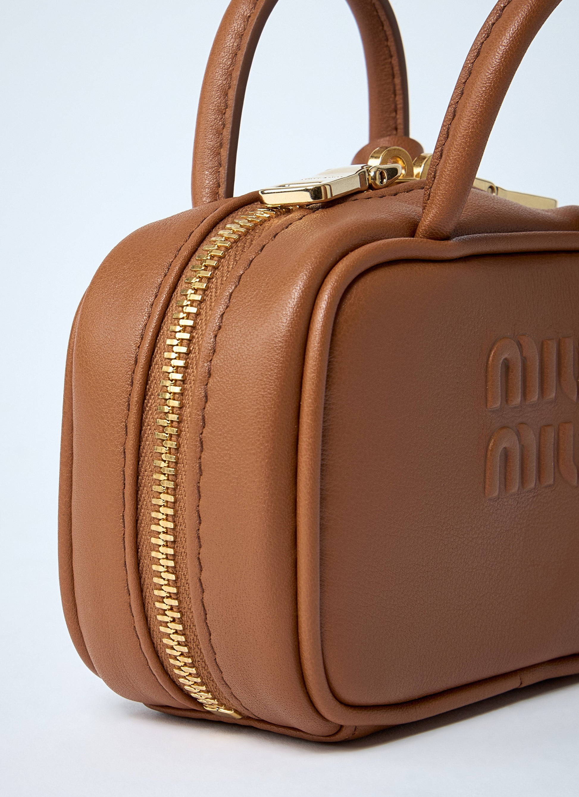 Miu Miu Women Micro Beau Leather Bag MIU MIU