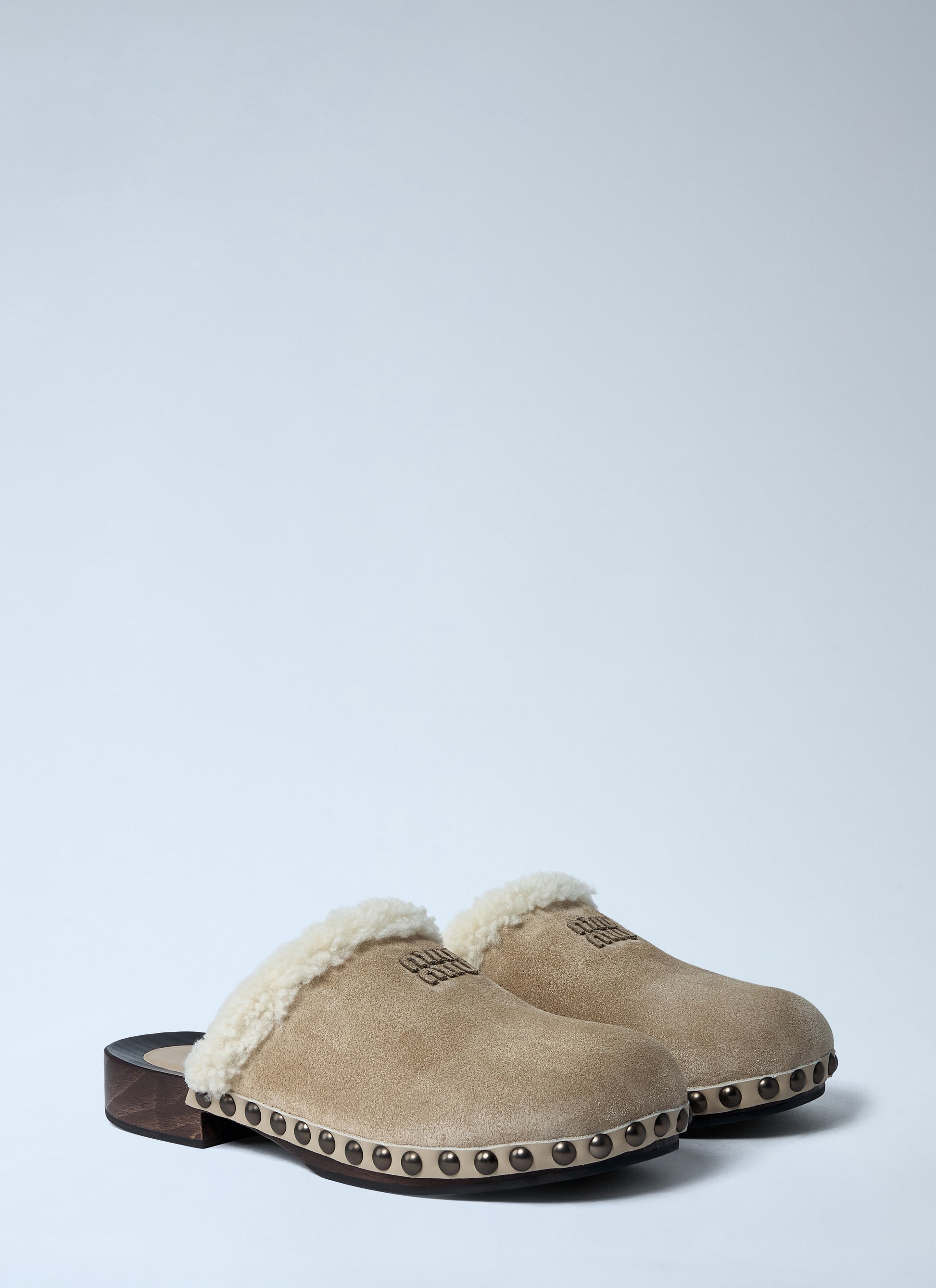 Miu Miu Women Suede Clogs MIU MIU
