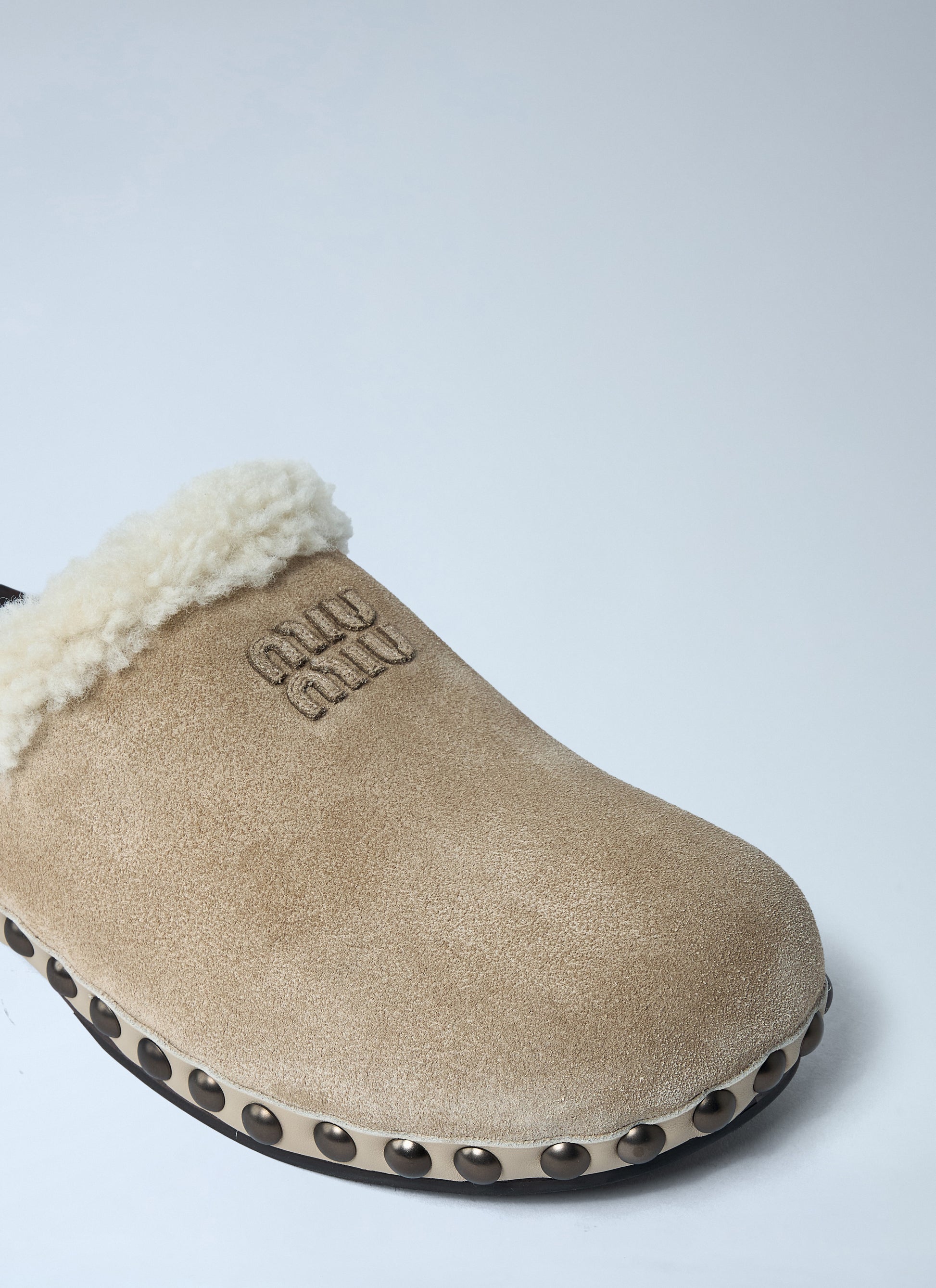 Miu Miu Women Suede Clogs MIU MIU