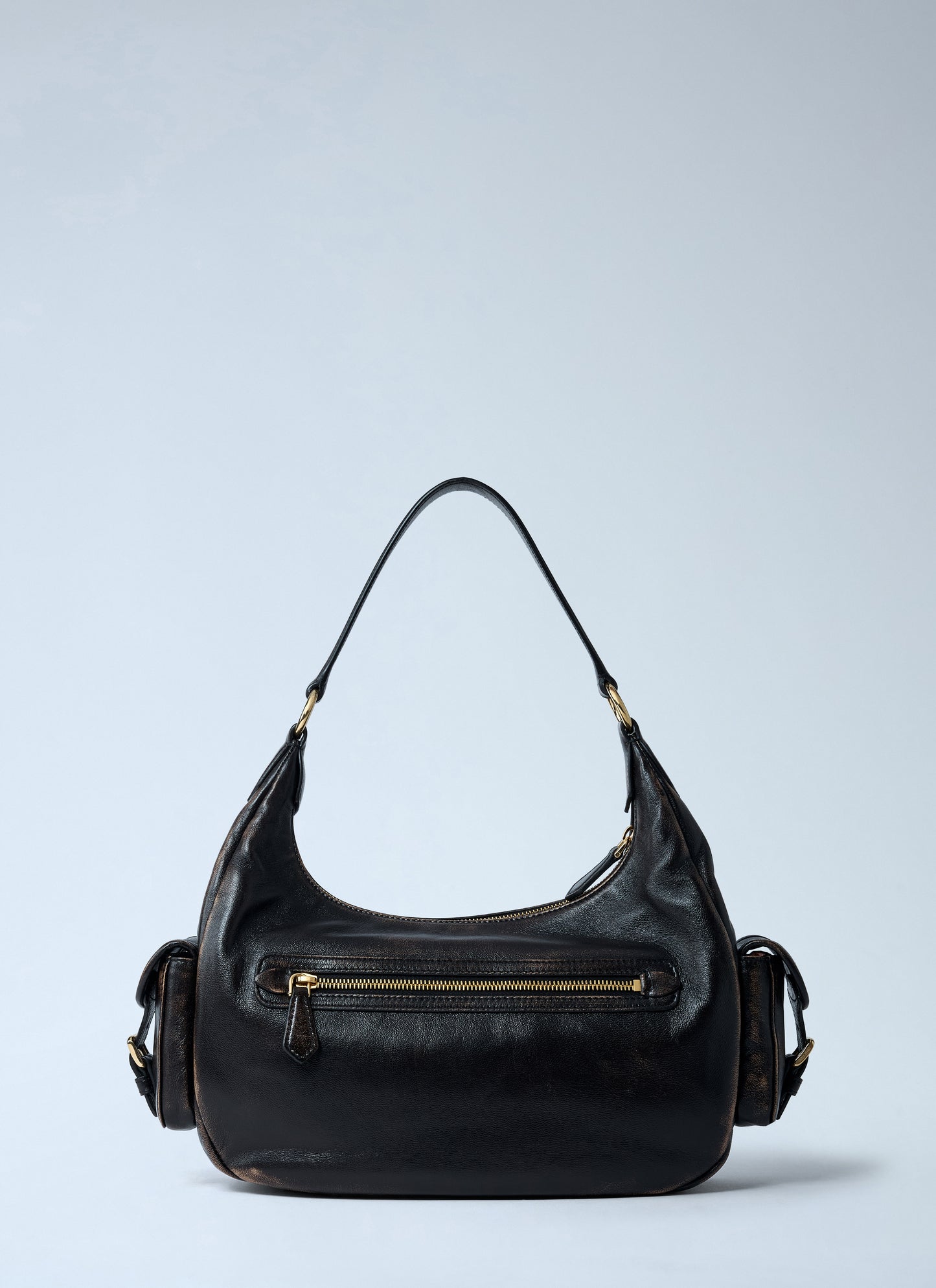 Miu Miu Women Pocket Leather Shoulder Bag MIU MIU