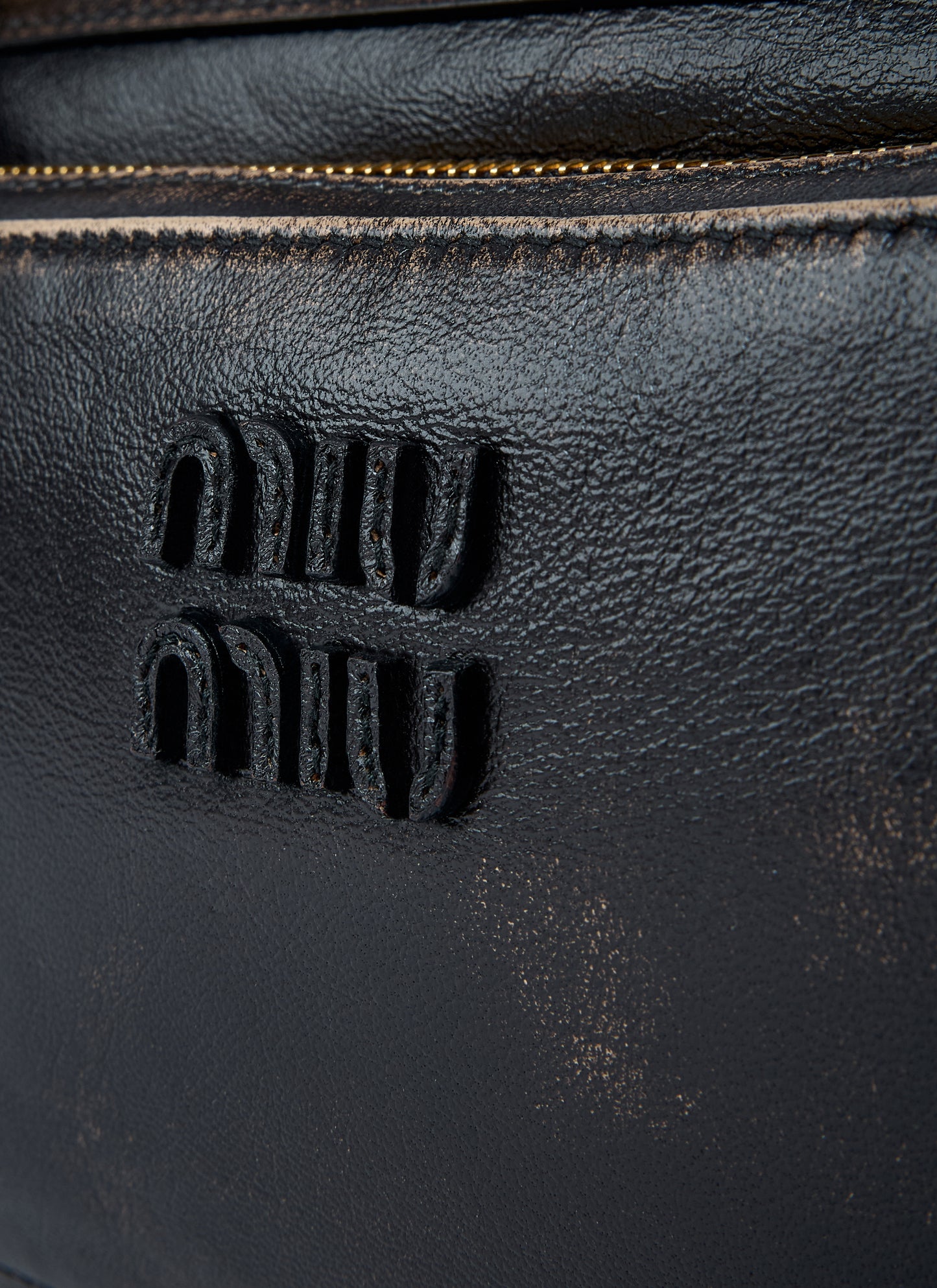Miu Miu Women Pocket Leather Shoulder Bag MIU MIU