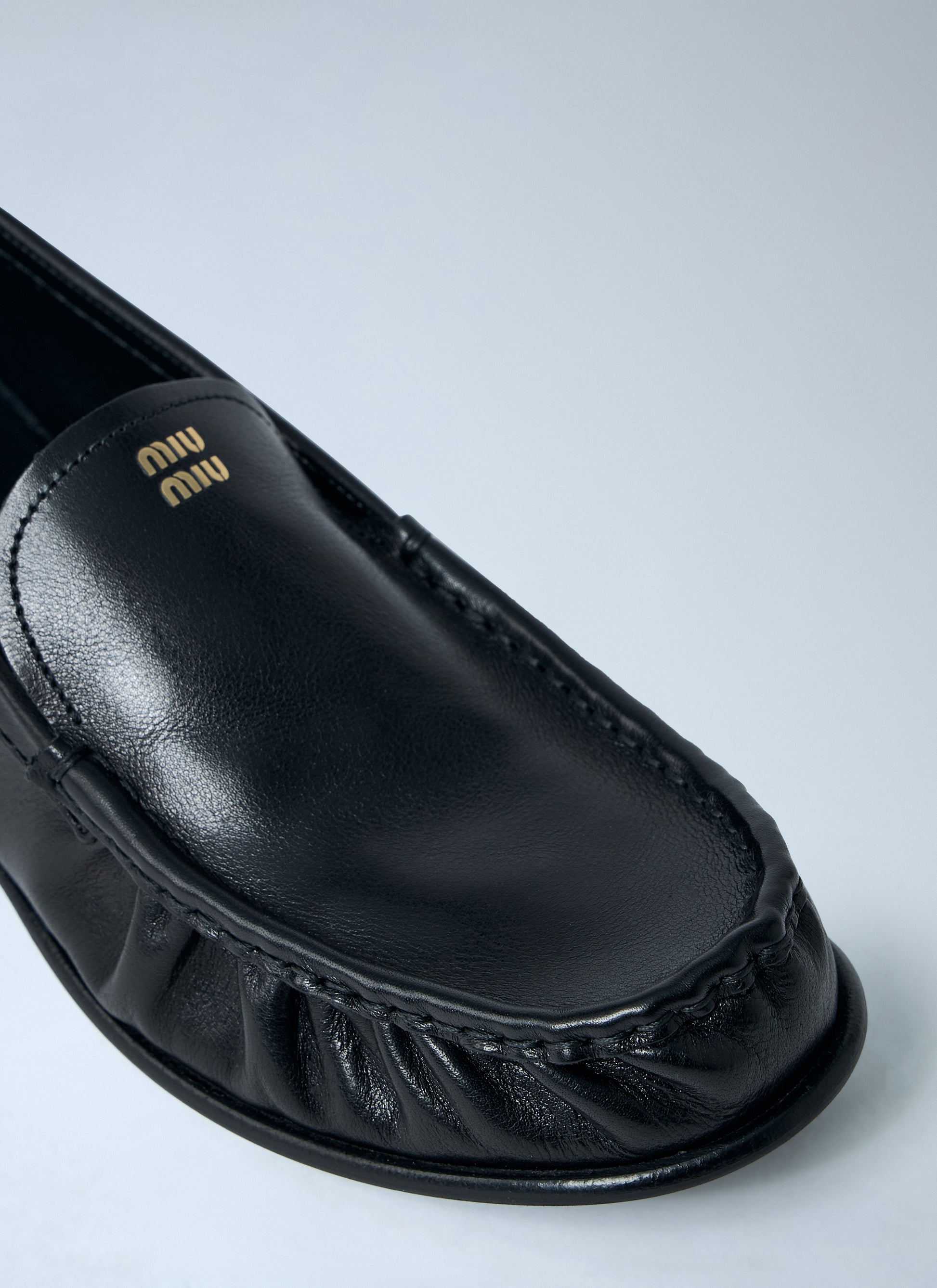 Miu Miu Women Leather Loafers MIU MIU