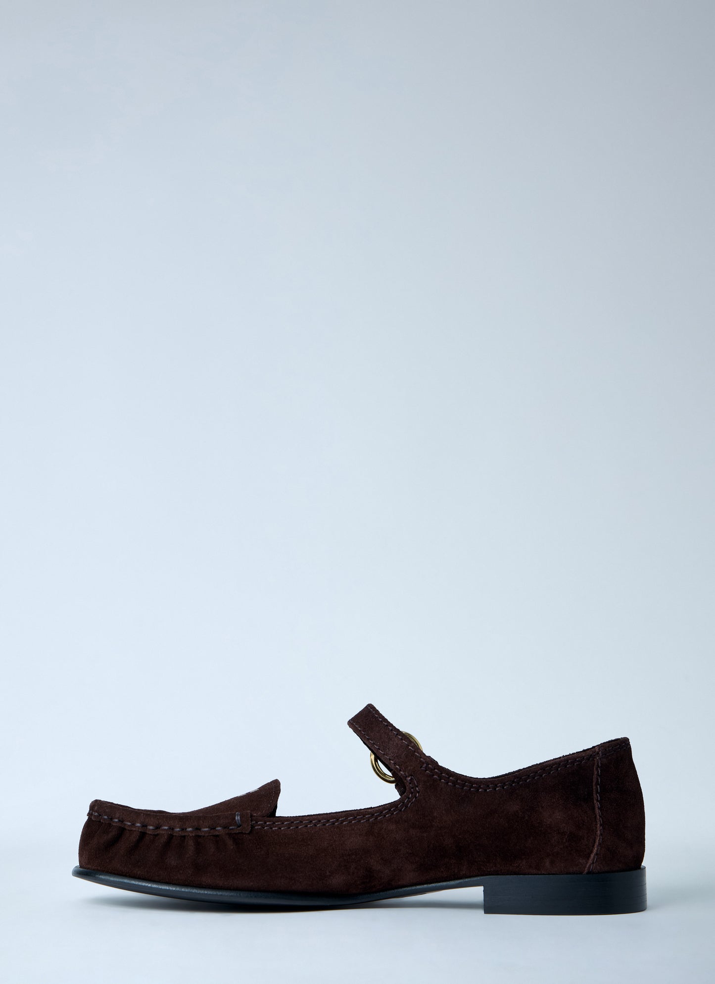 Miu Miu Women Suede Mary Jane Loafers MIU MIU