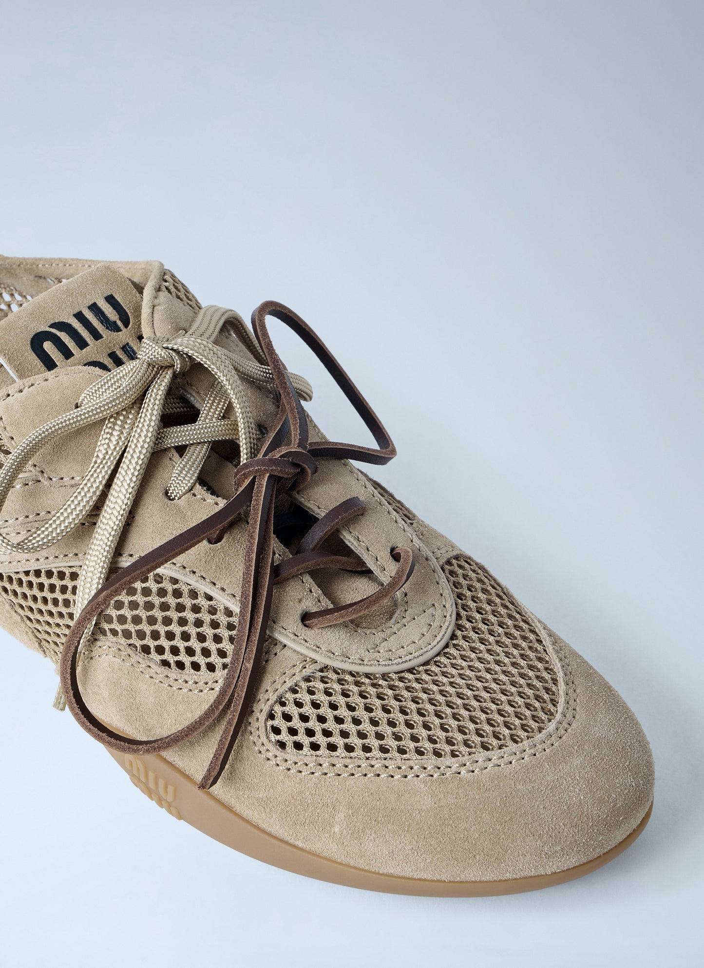 Miu Miu Women Rope And Suede Sneakers MIU MIU
