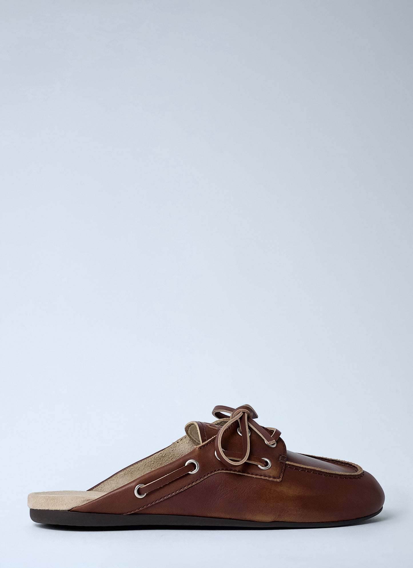 Miu Miu Women Leather Lace-Up Mules MIU MIU