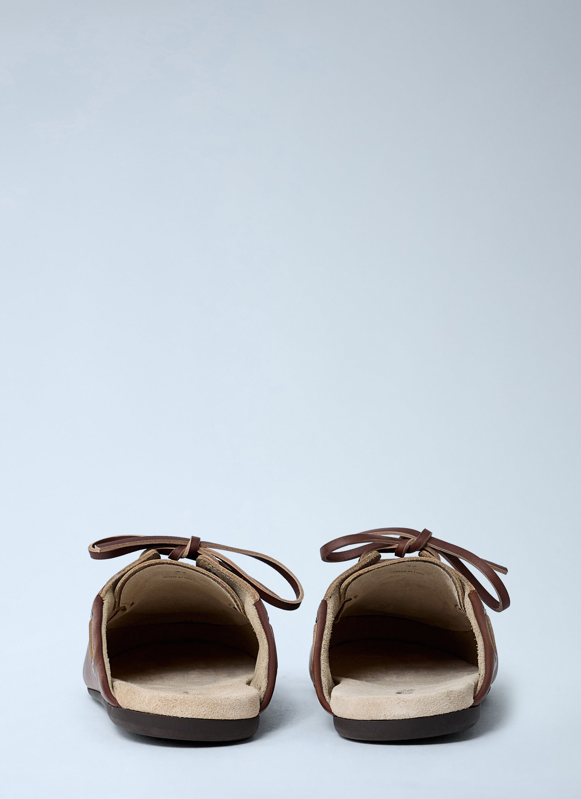 Miu Miu Women Leather Lace-Up Mules MIU MIU