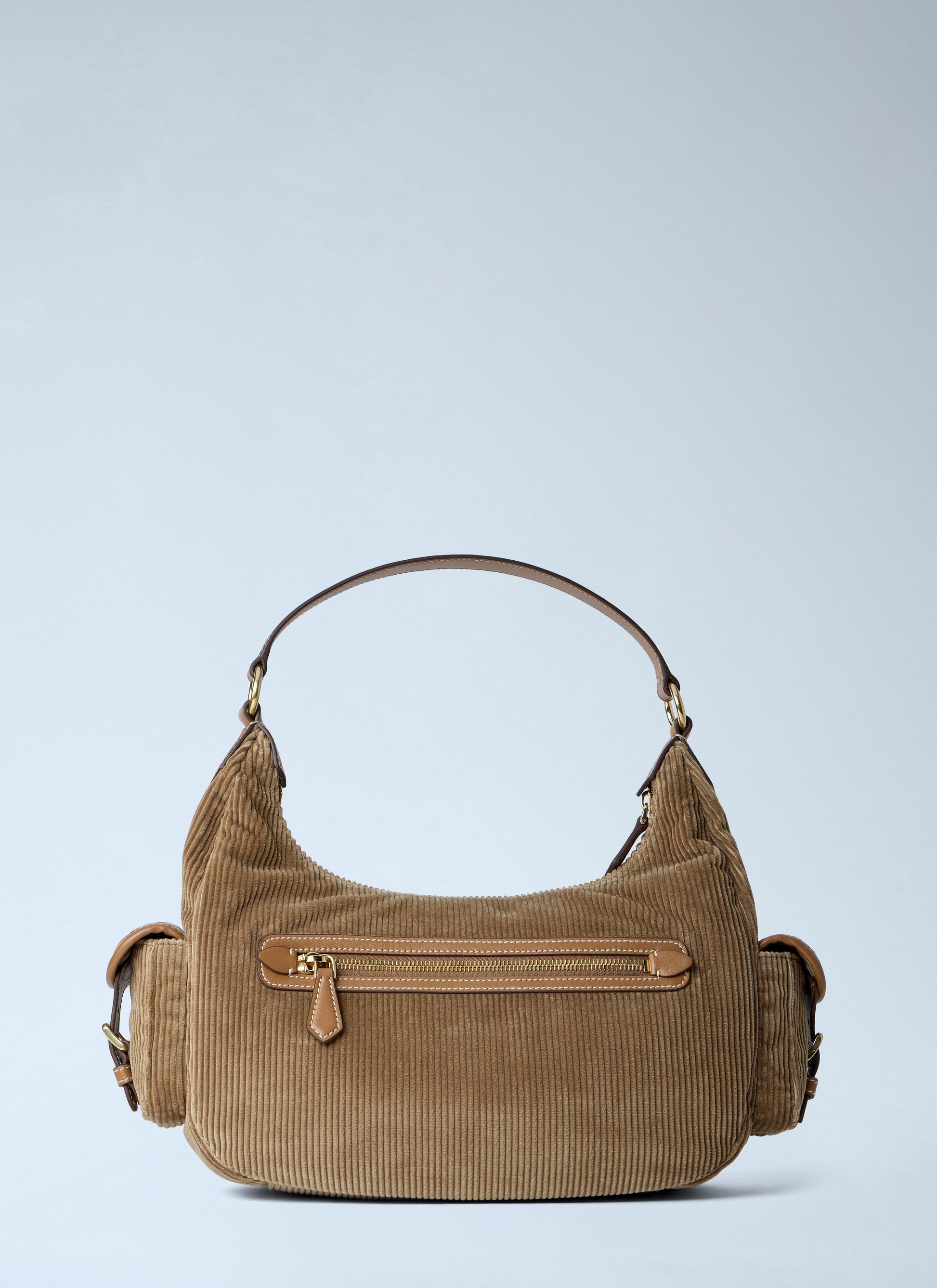 Miu Miu Women Corduroy Pocket Shoulder Bag MIU MIU