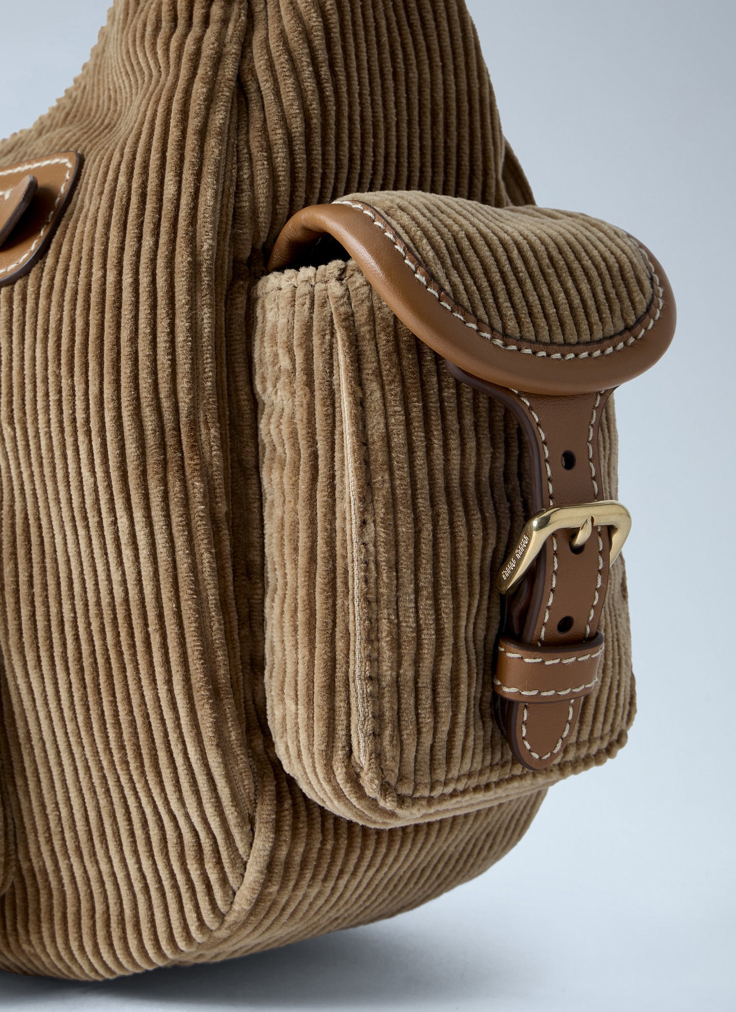 Miu Miu Women Corduroy Pocket Shoulder Bag MIU MIU