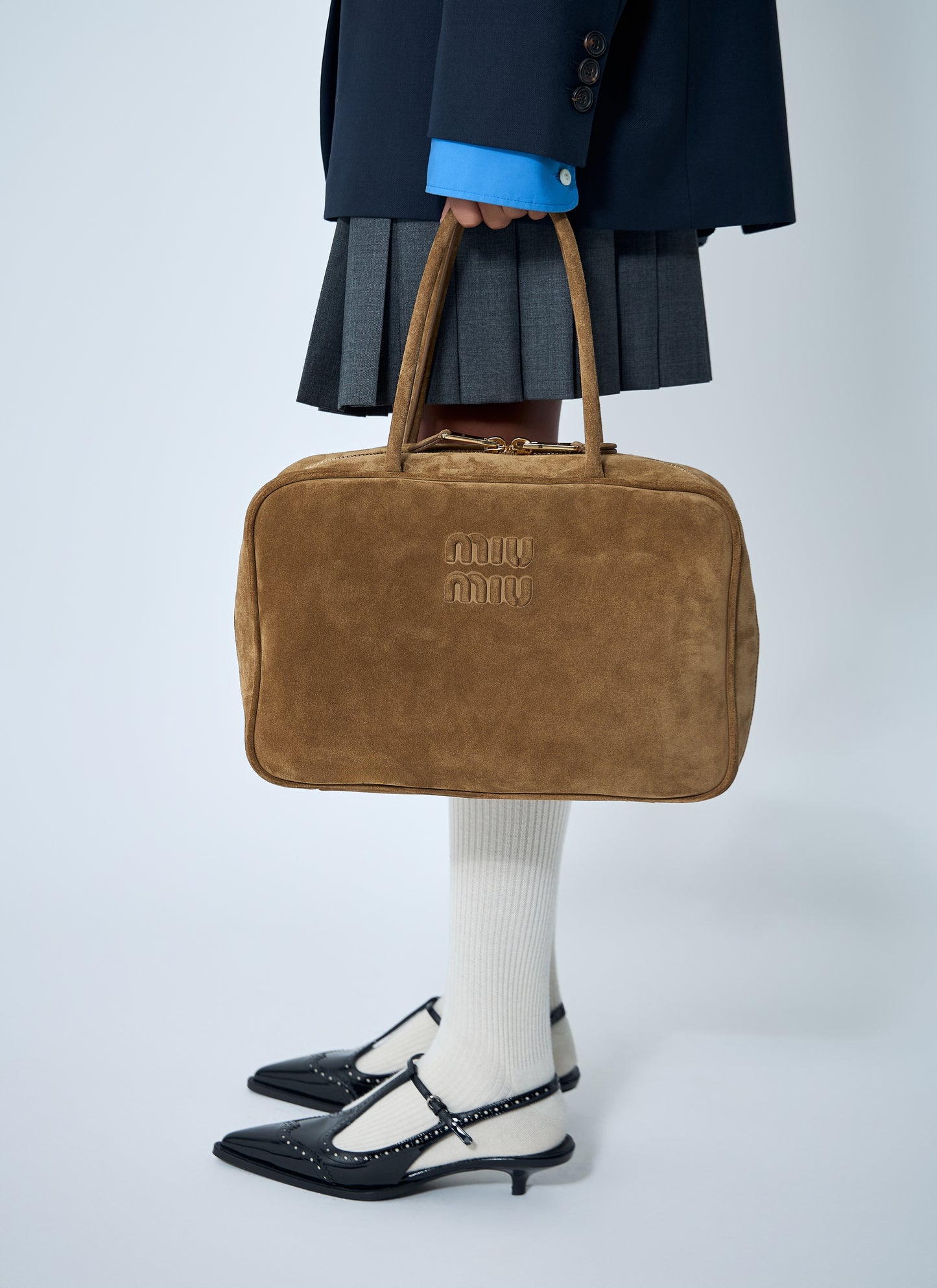 Miu Miu Women Suede Beau Handbag MIU MIU