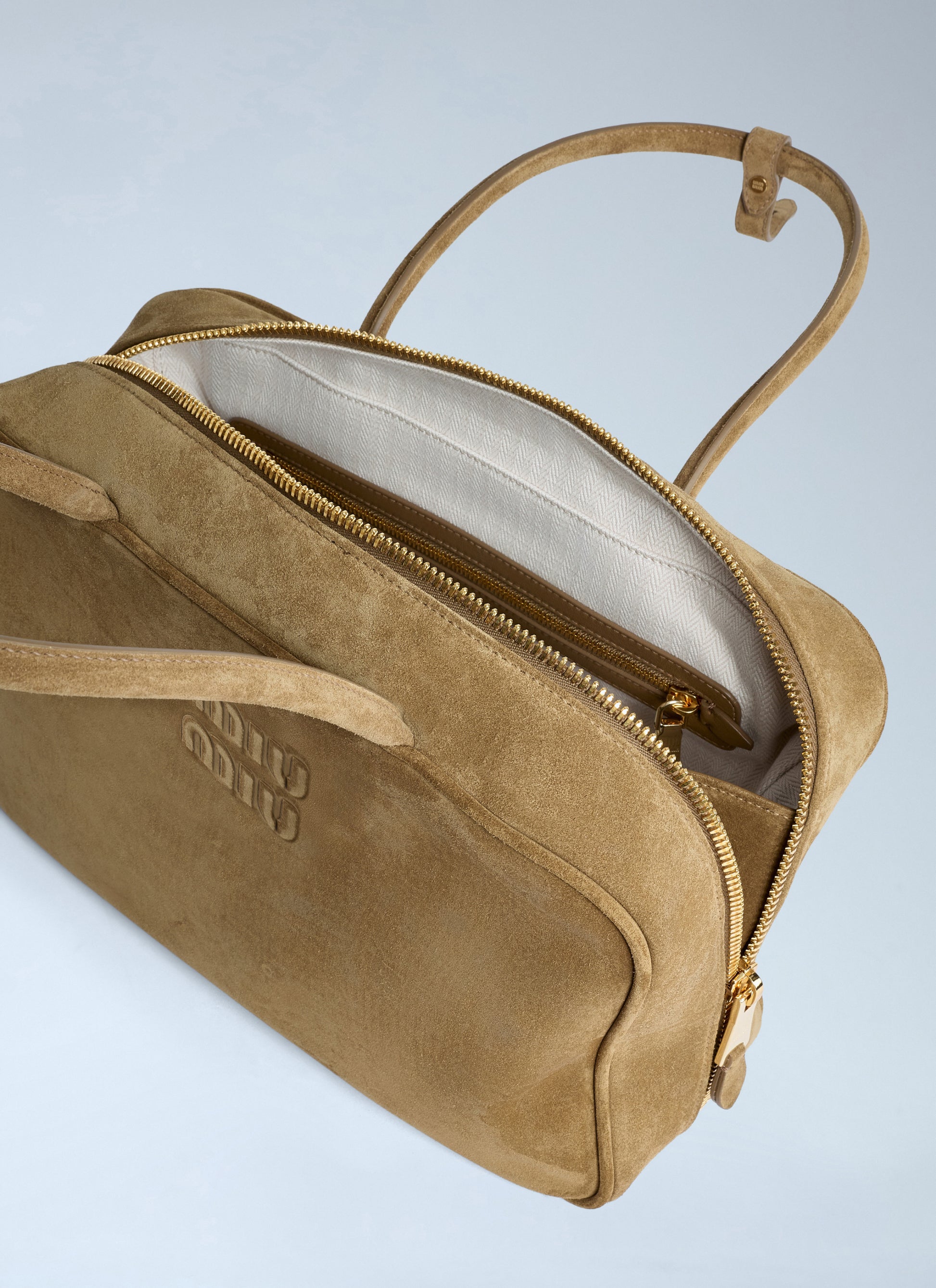Miu Miu Women Suede Beau Handbag MIU MIU