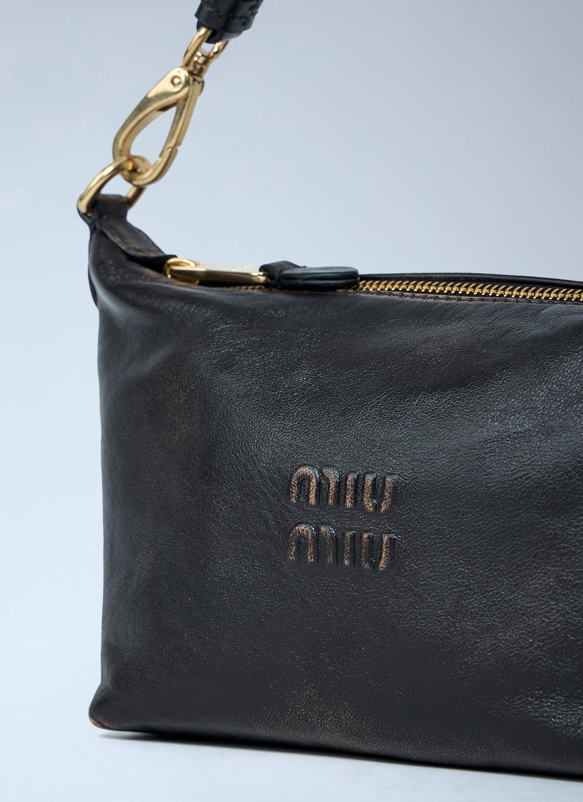 Miu Miu Women Logo Motif Pouch Shoulder Bag MIU MIU
