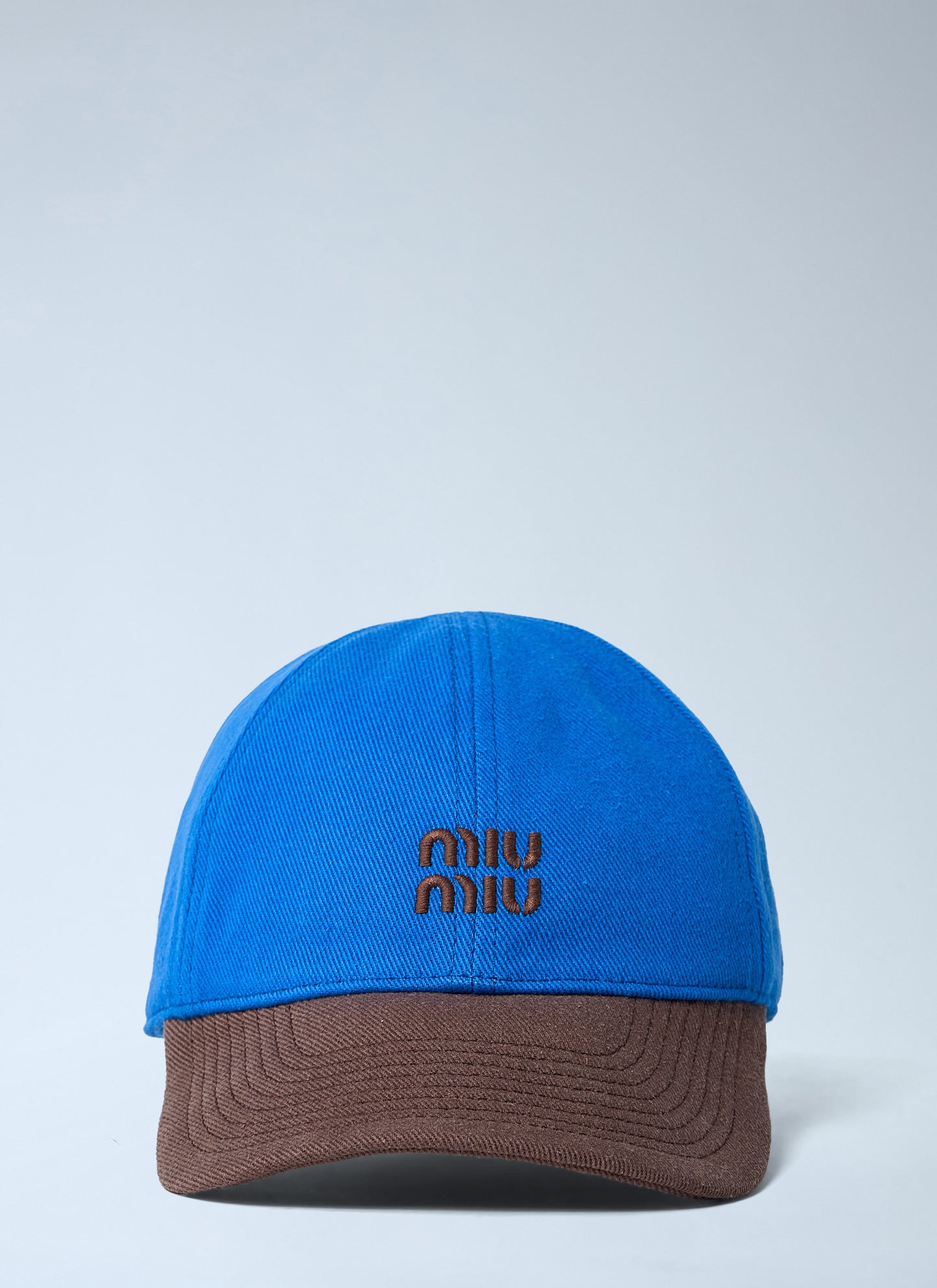 Miu Miu Women Logo Motif Baseball Cap MIU MIU