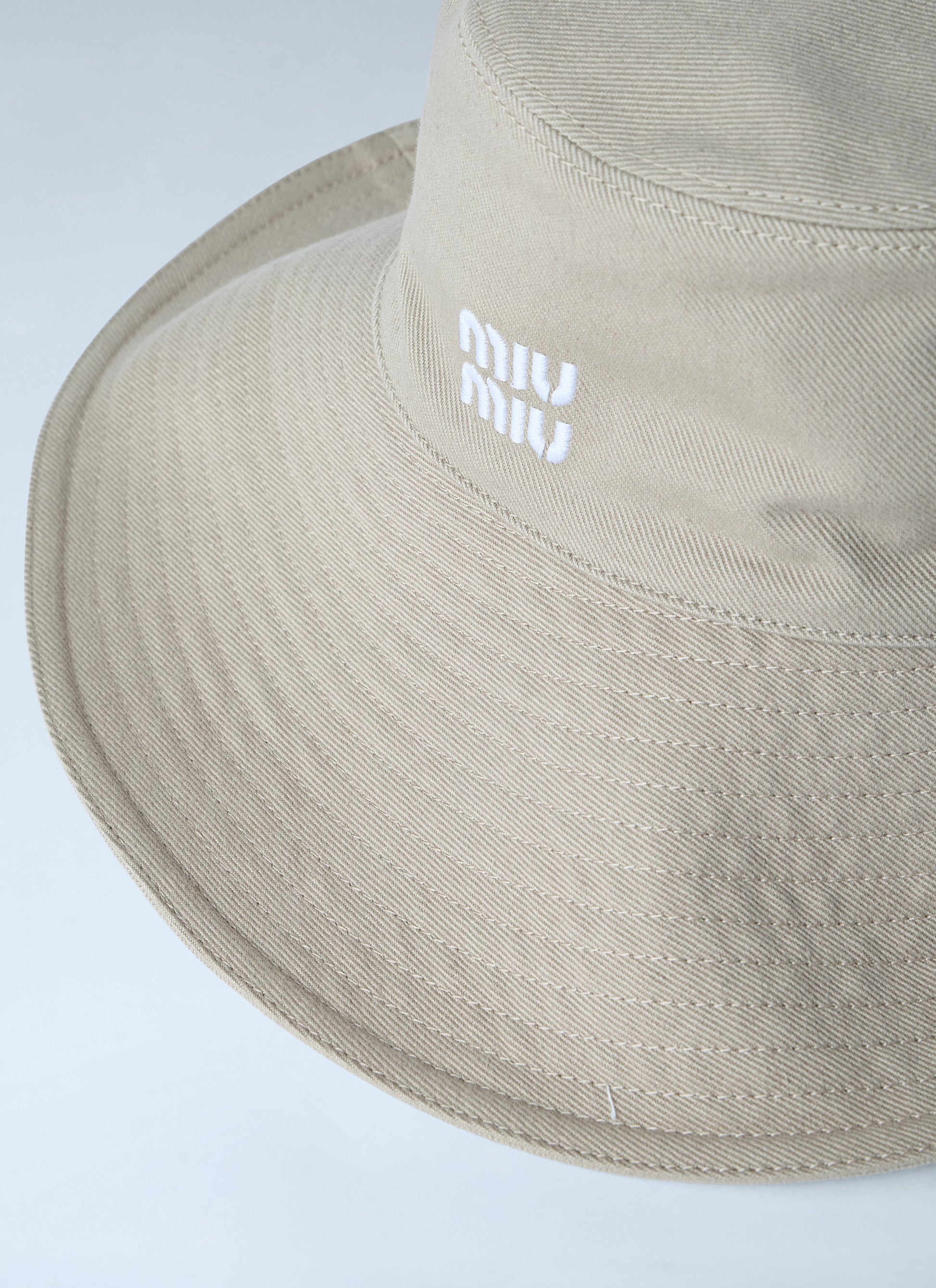 Miu Miu Women Denim Bucket Hat MIU MIU