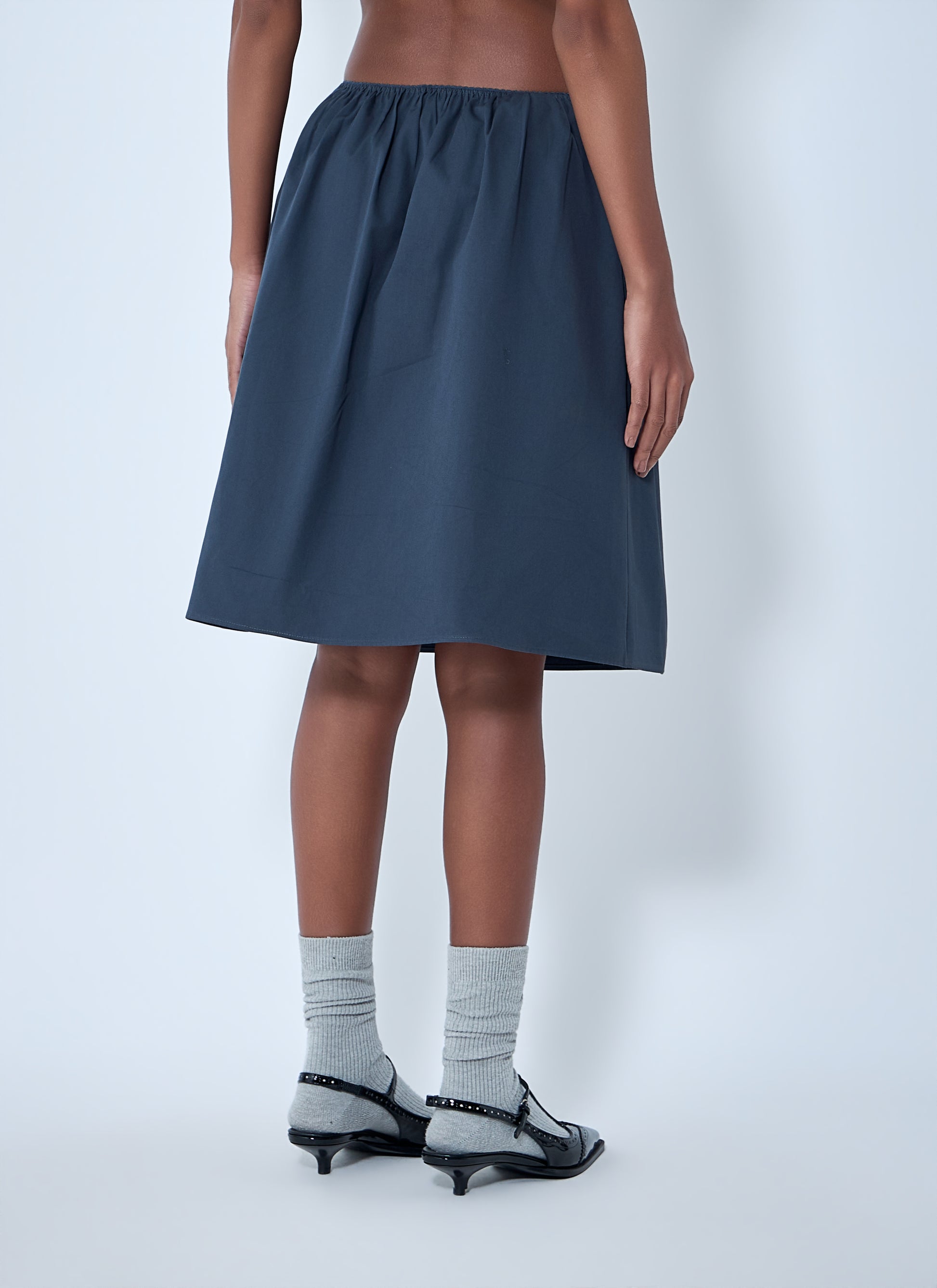 Miu Miu Women Elasticated Waist A-Line Skirt MIU MIU