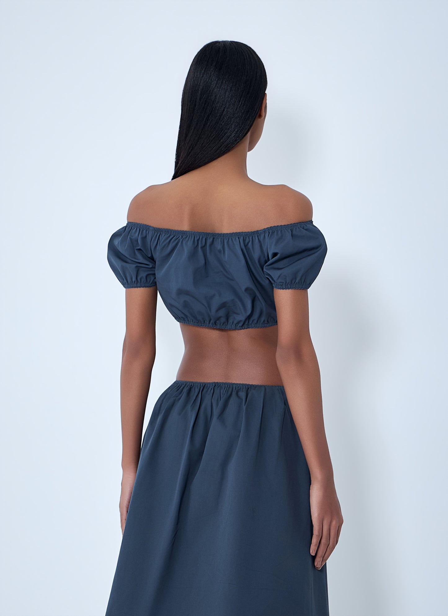 Miu Miu Women Off-Shoulder Crop Top MIU MIU
