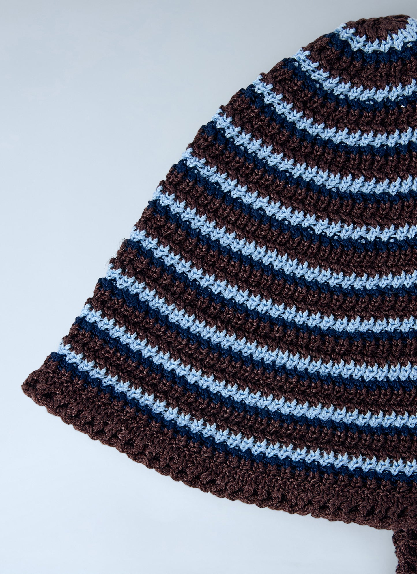Miu Miu Women Striped Crochet Hat With Ties MIU MIU