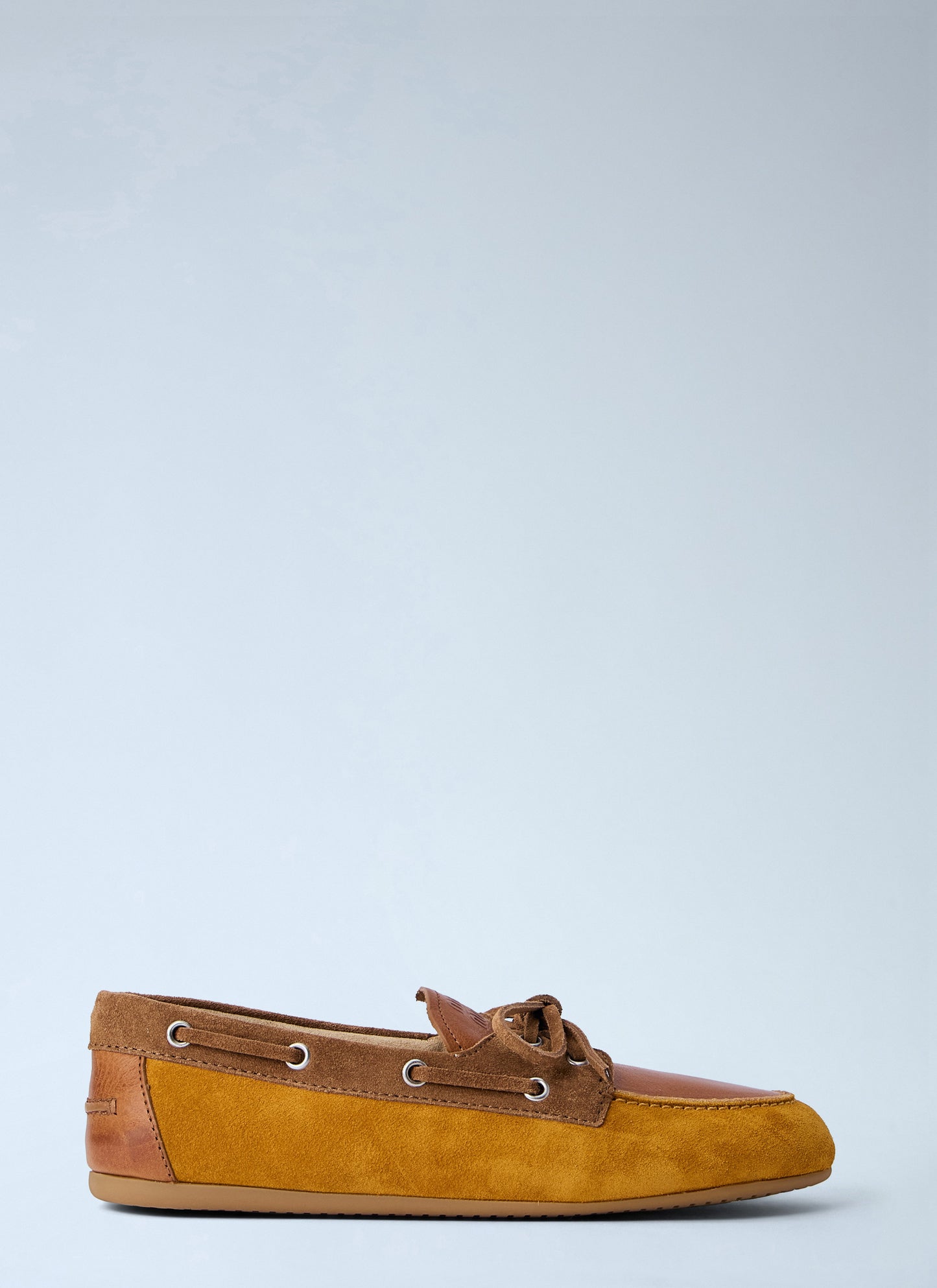 Miu Miu Women Suede Boat Shoes MIU MIU