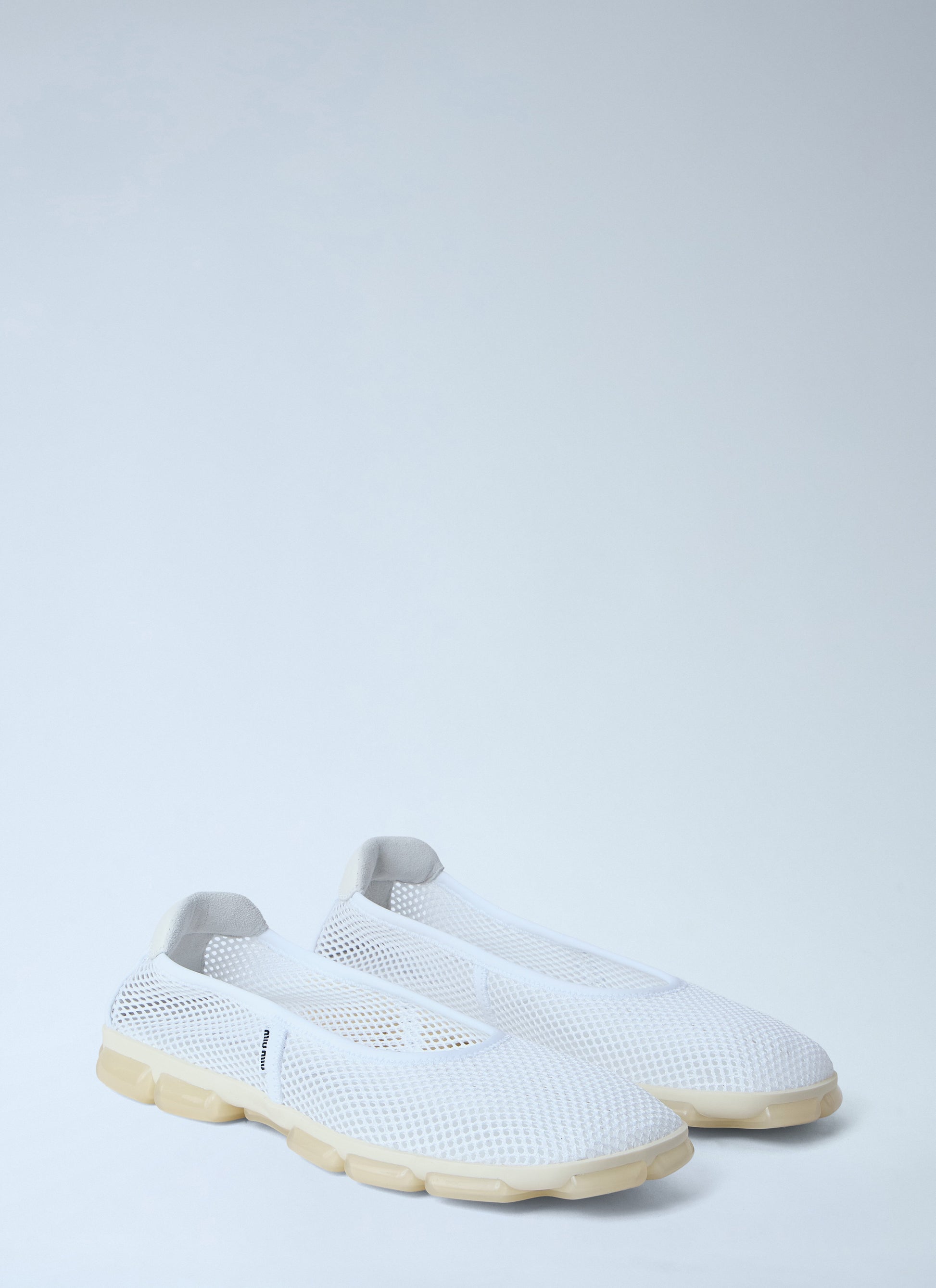 Miu Miu Women Mesh Slip-On Flats MIU MIU