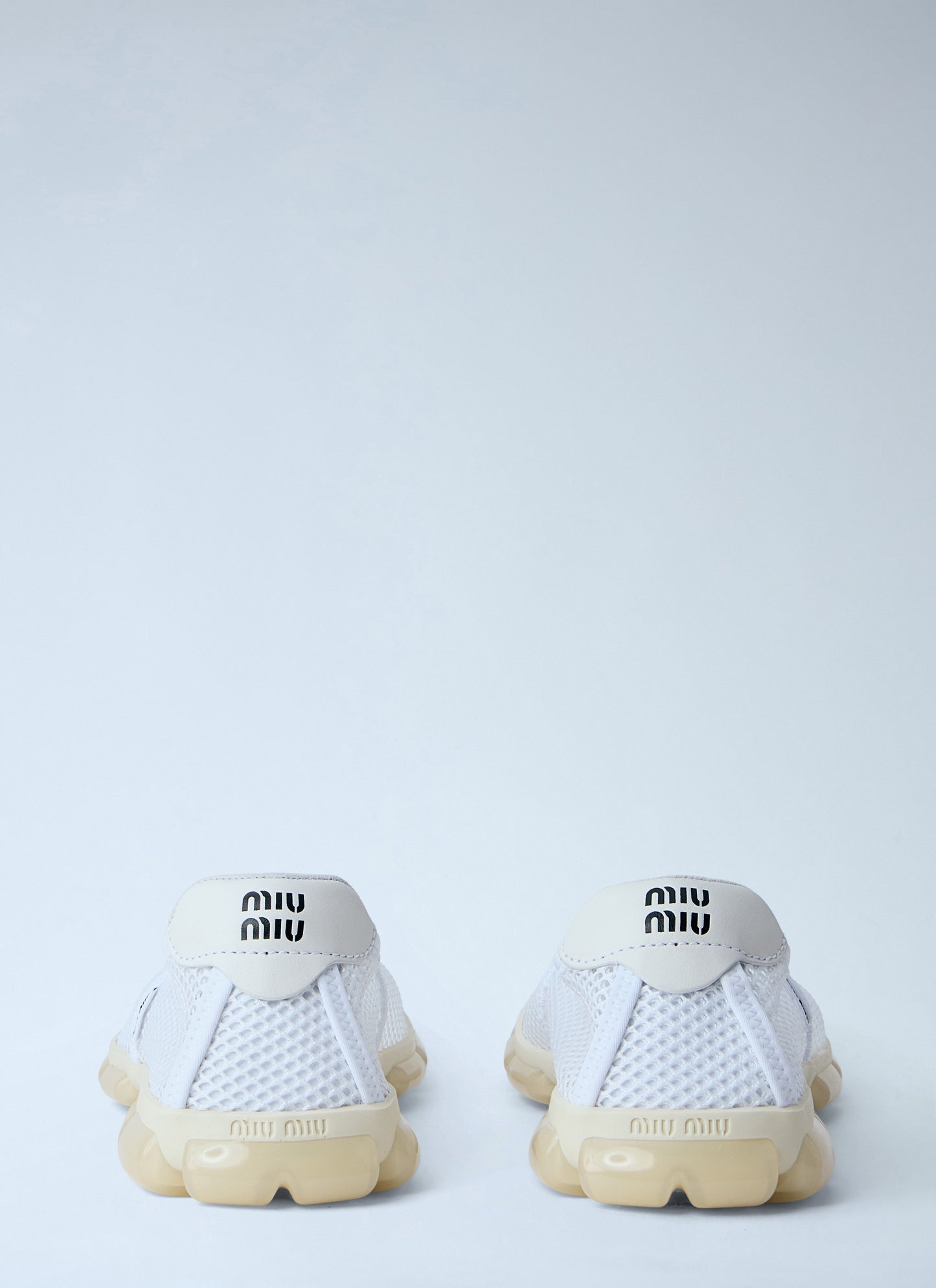 Miu Miu Women Mesh Slip-On Flats MIU MIU