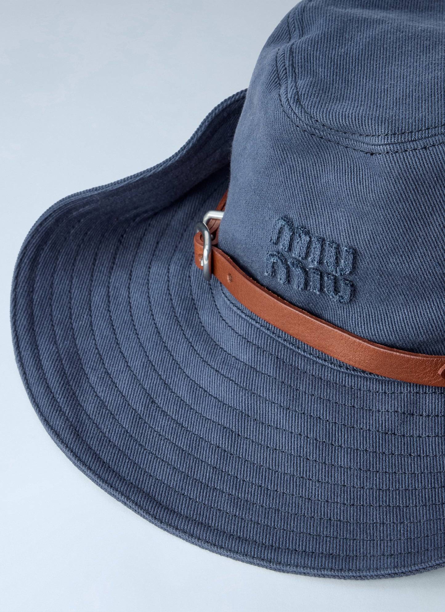 Miu Miu Women Drill Cowboy Hat